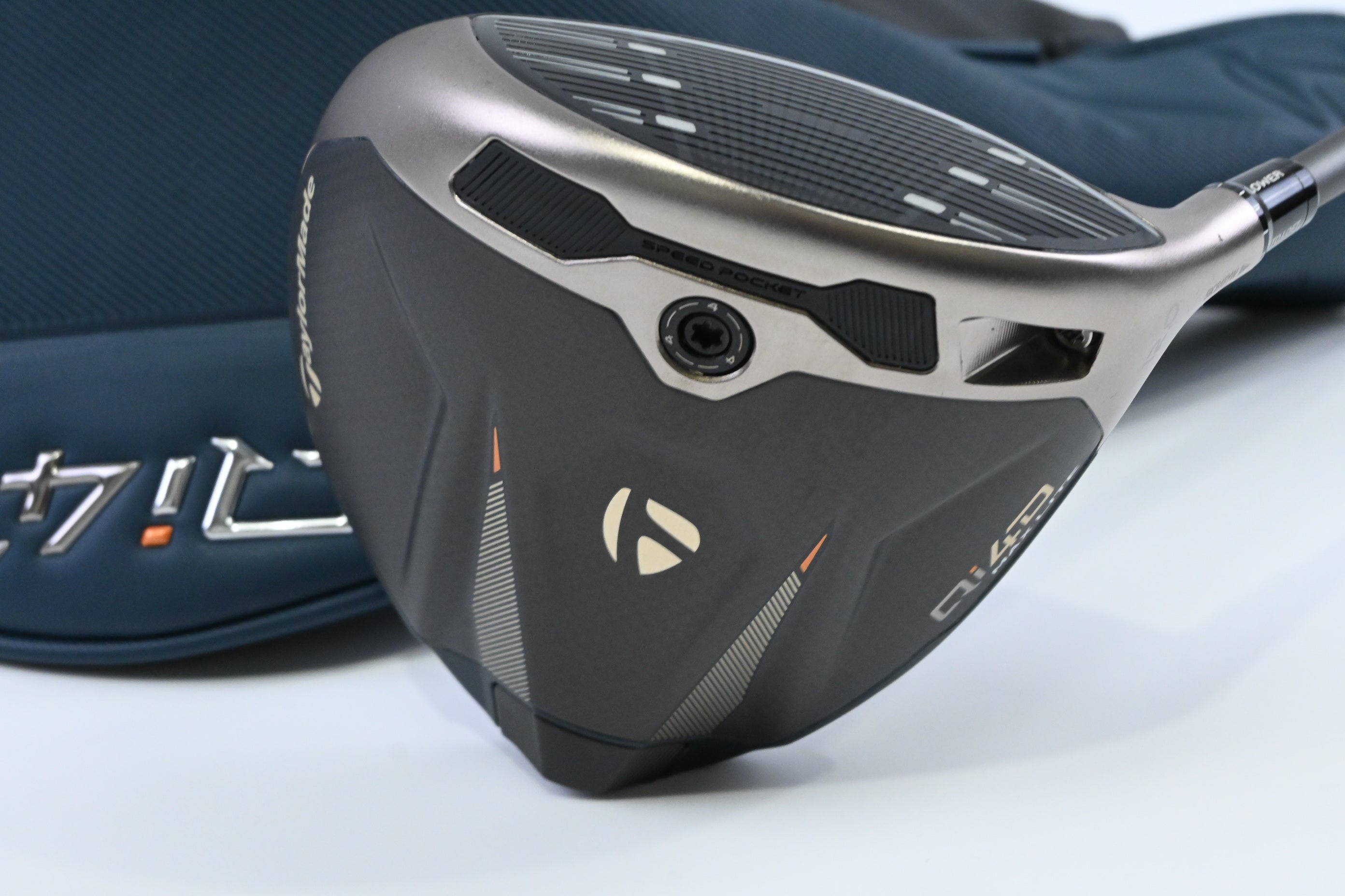 Taylormade Qi4D Max Lite Driver / 12 Degree / Senior Flex Taylormade Reax Blue
