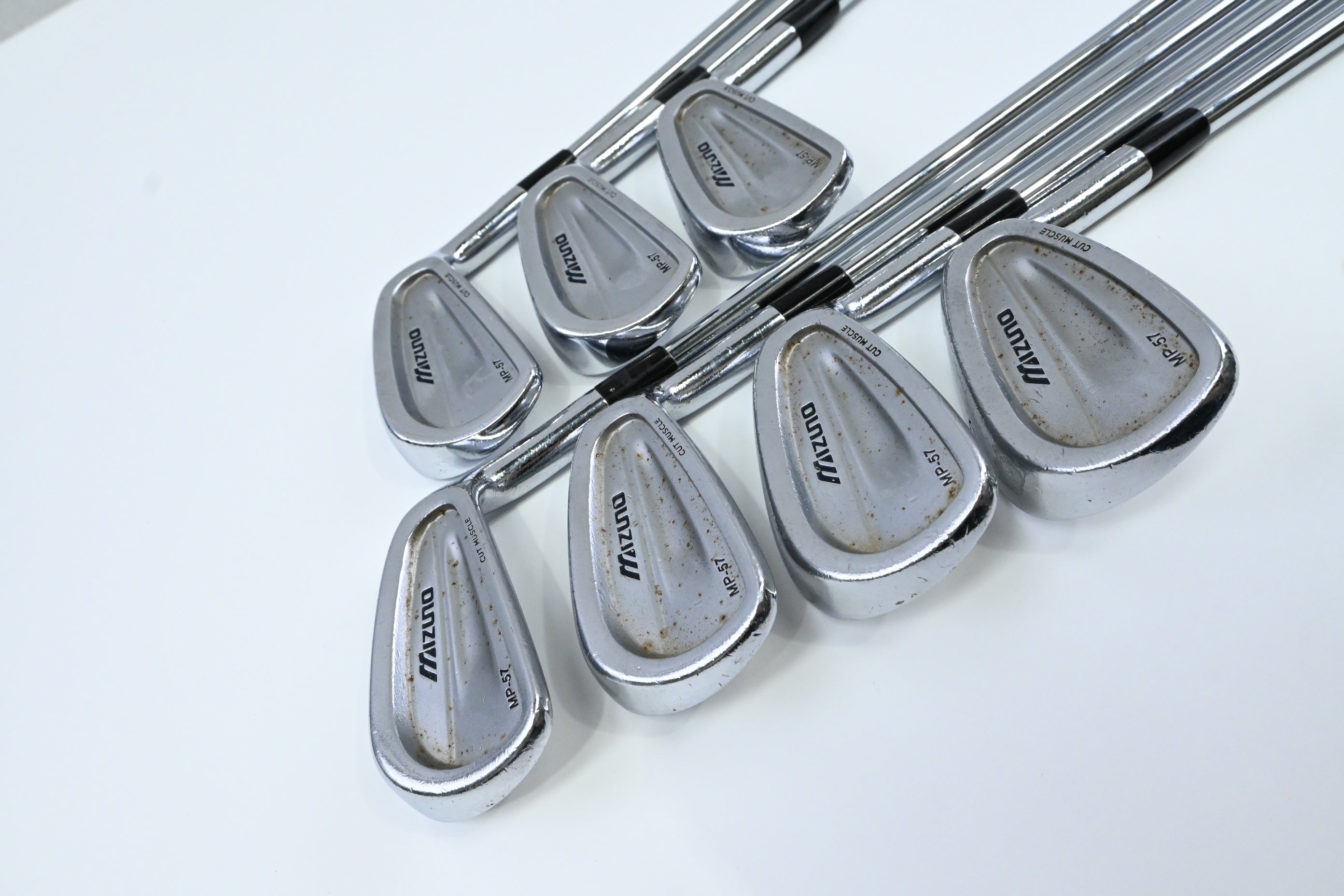 Mizuno MP-57 Irons / 4-PW / Stiff Flex Steel Shaft