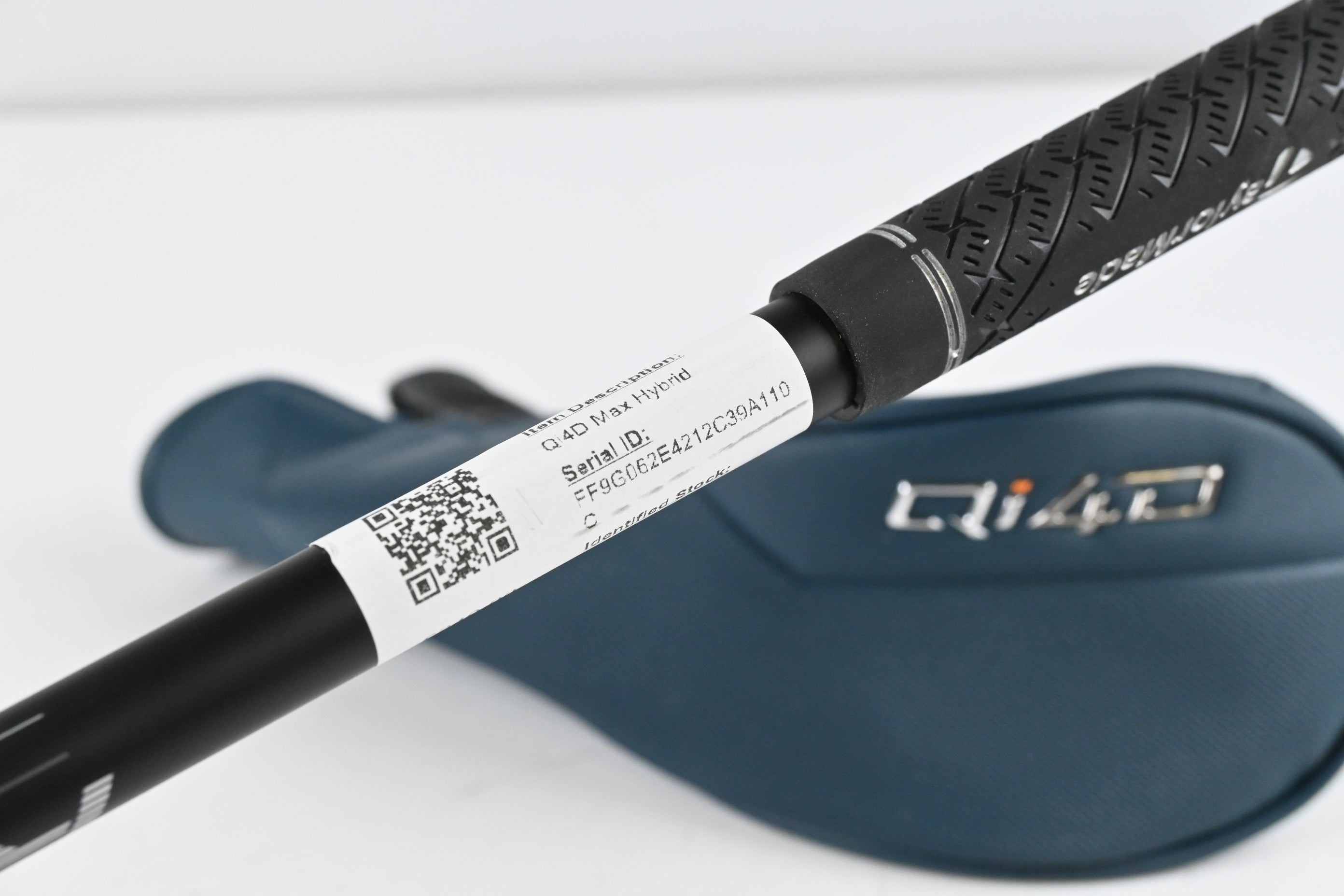 Left Hand Taylormade Qi4D Max #4 Hybrid / 22 Degree / Regular Flex REAX By KBS