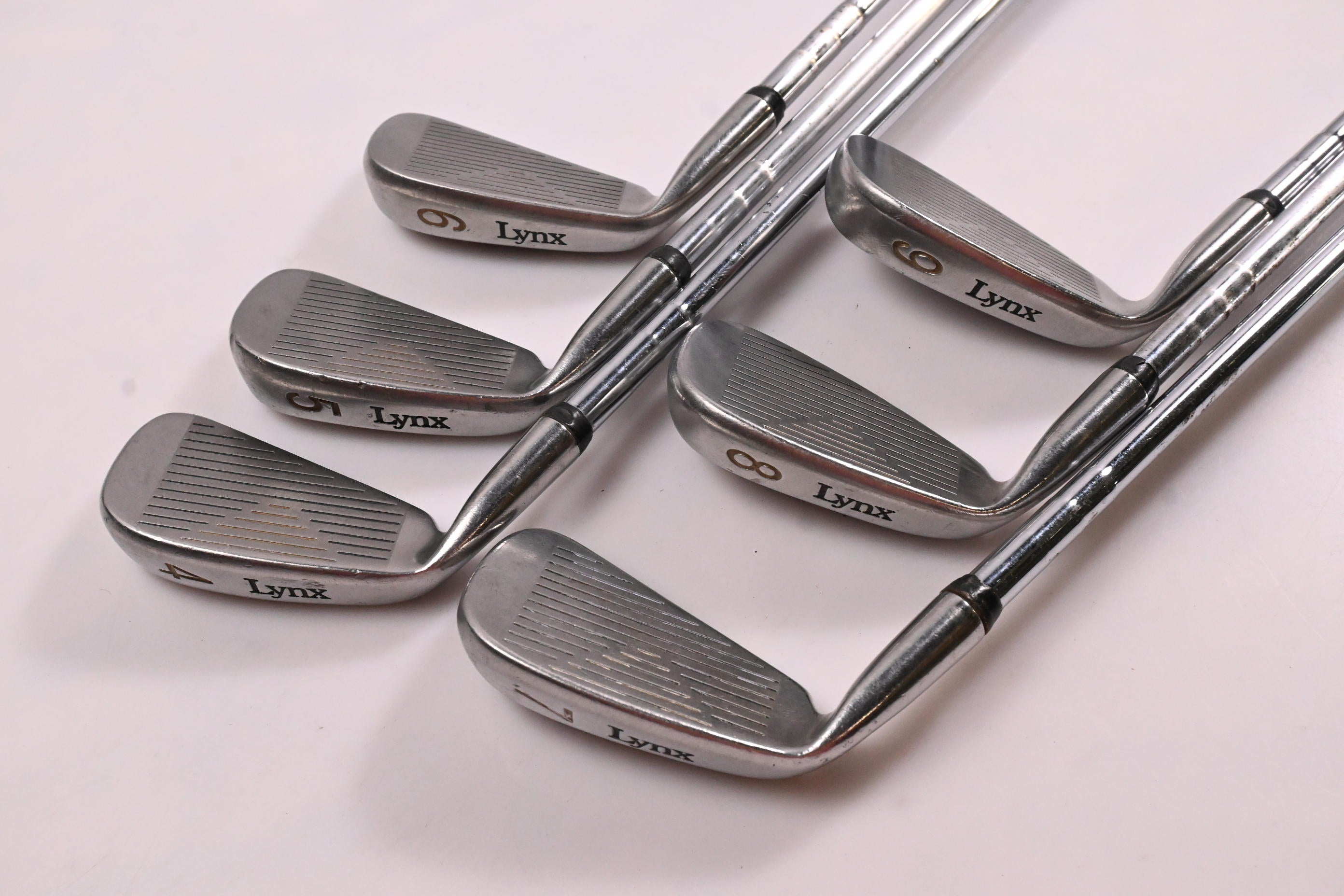 Lynx Black Cat 1995 Irons / 4-9i / Regular Flex Dynamic Flare Shafts