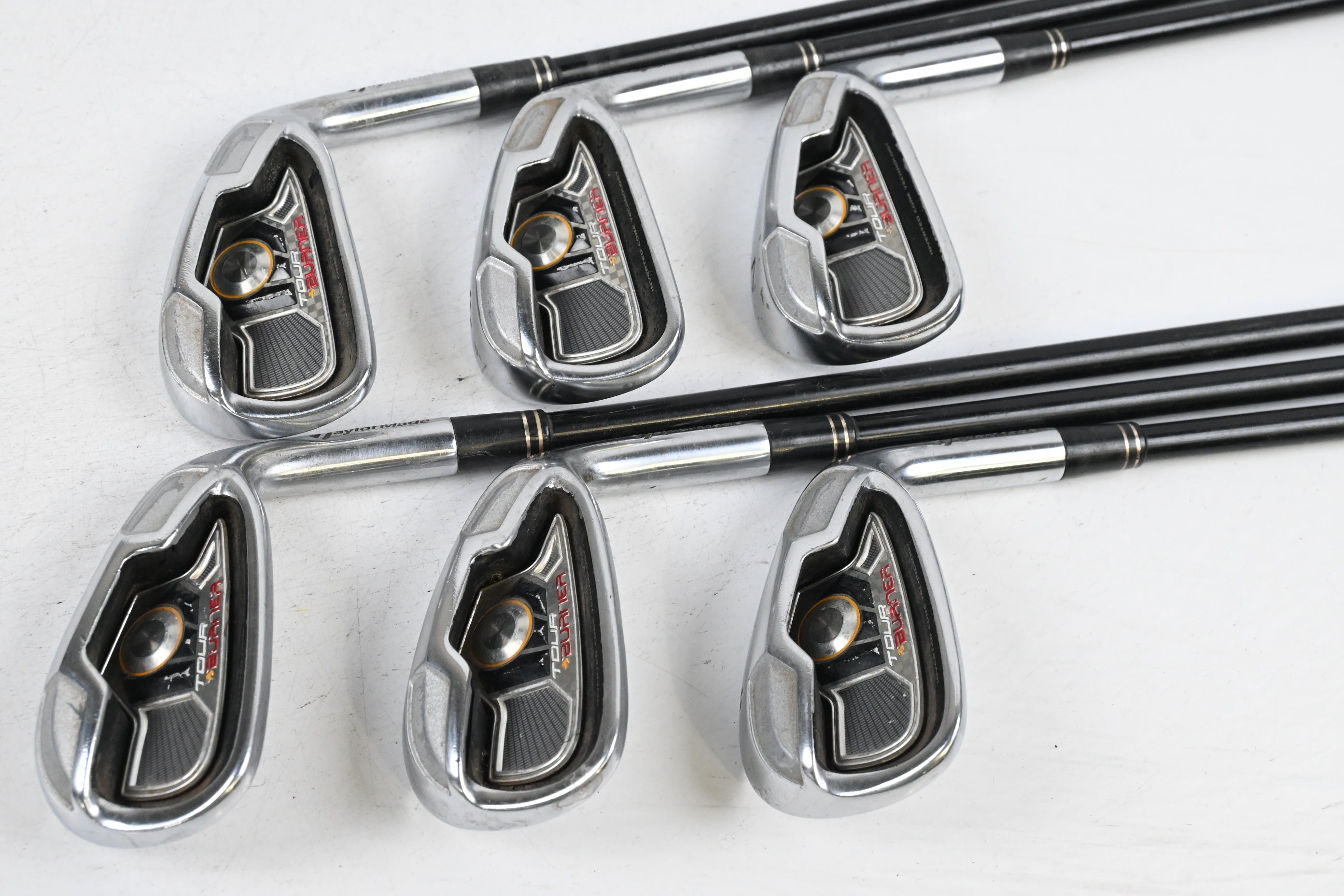 Taylormade Tour Burner Irons / 5-PW / Regular Flex Reax 65 Shafts