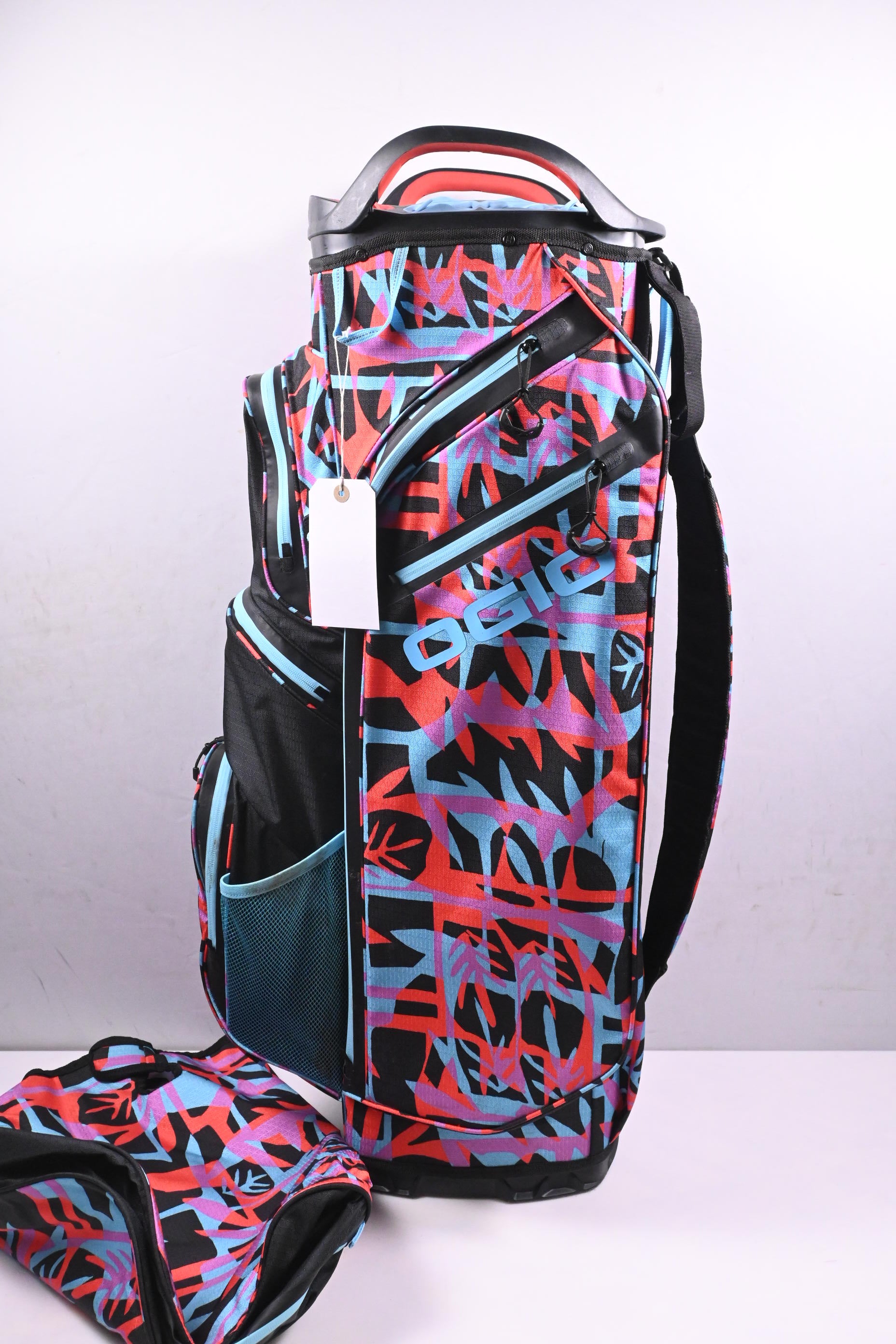 Ogio Silencer Cart Bag / 14-Way Divider / Black, Blue