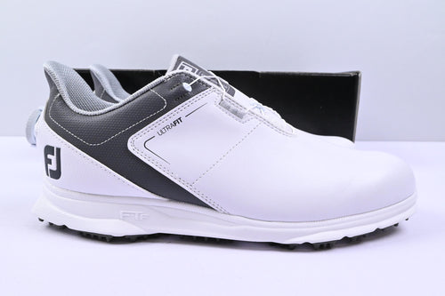 Footjoy Ultra Fit Golf Shoes / UK Size 7 / White & Grey