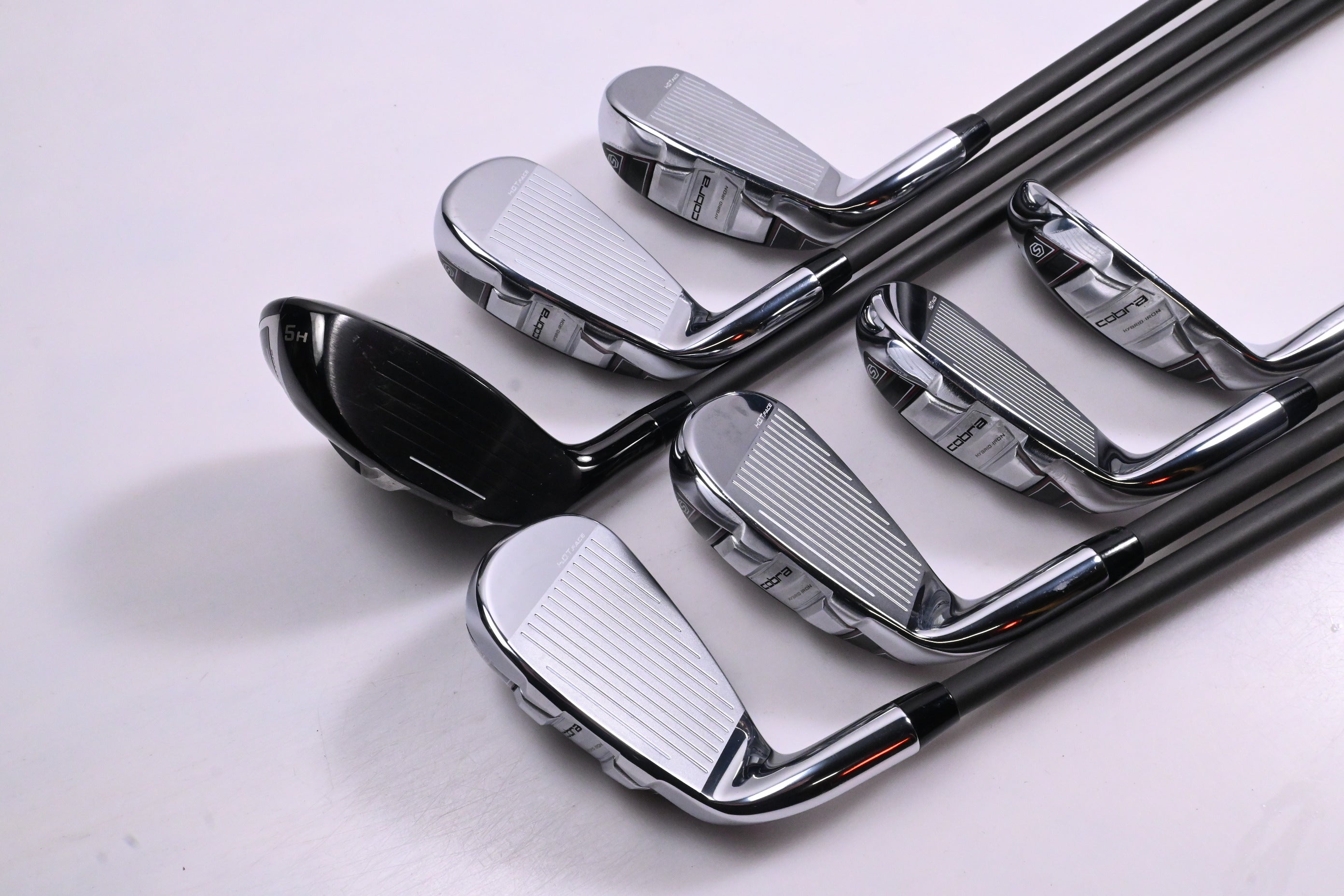 Cobra T-Rail 2023 Irons / 5H+6-PW+SW / Regular Flex Shafts