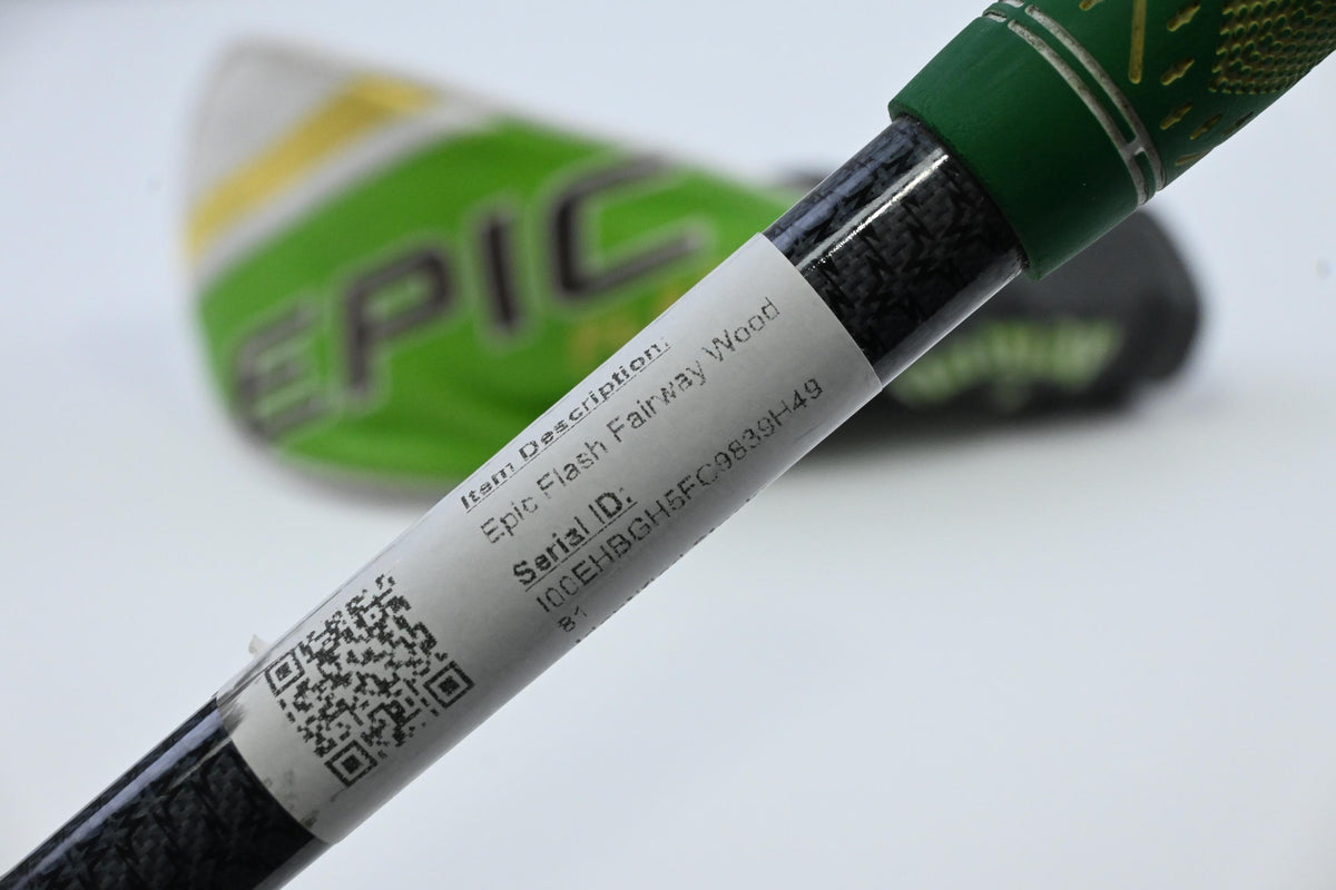 Callaway Epic Flash #3 Wood / 15 Degree / Regular Flex Tensei AV Blue 75