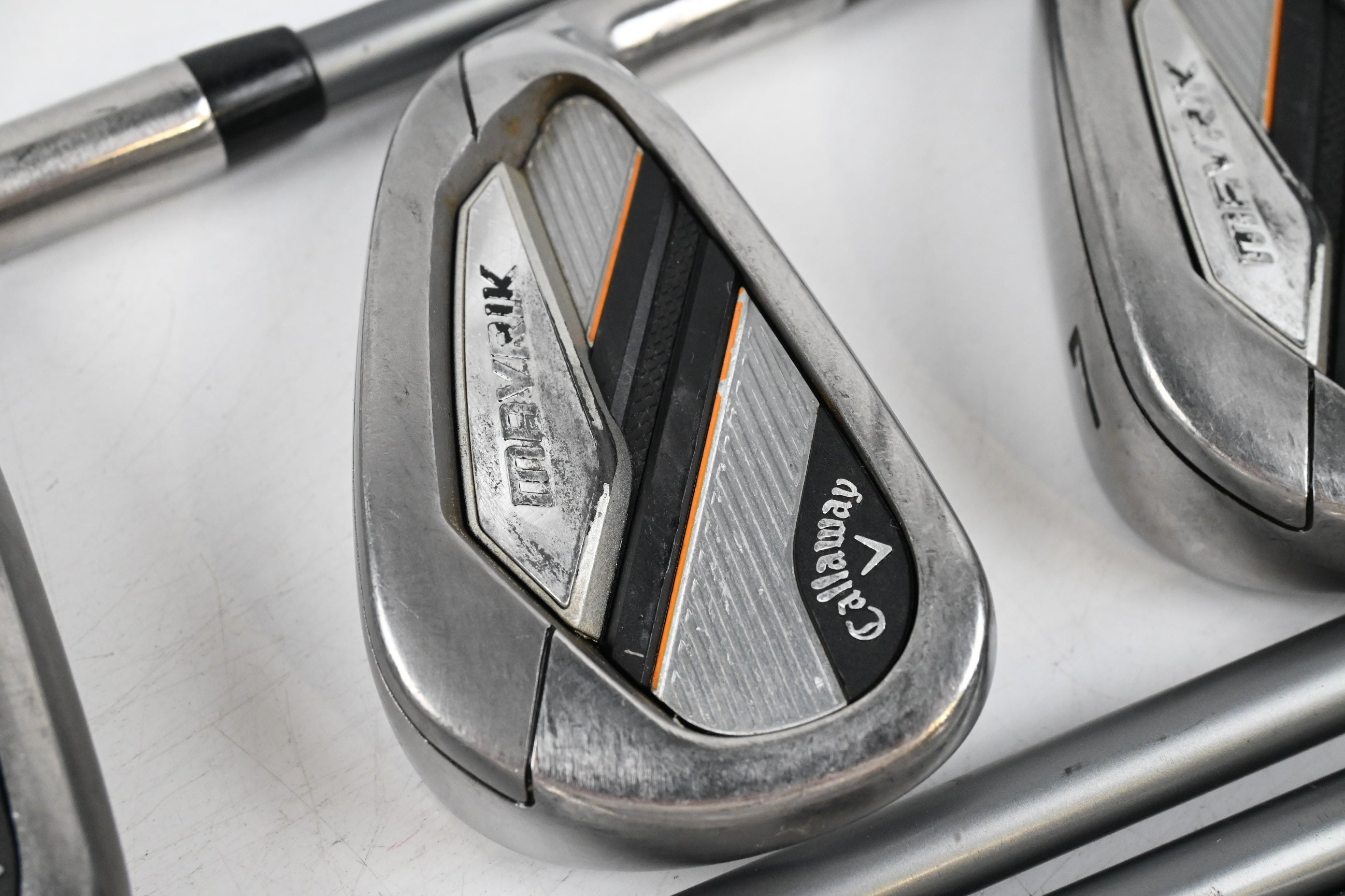 Callaway Mavrik Irons / 5-PW+GW / Senior Flex Project X Catalyst 55 Shafts