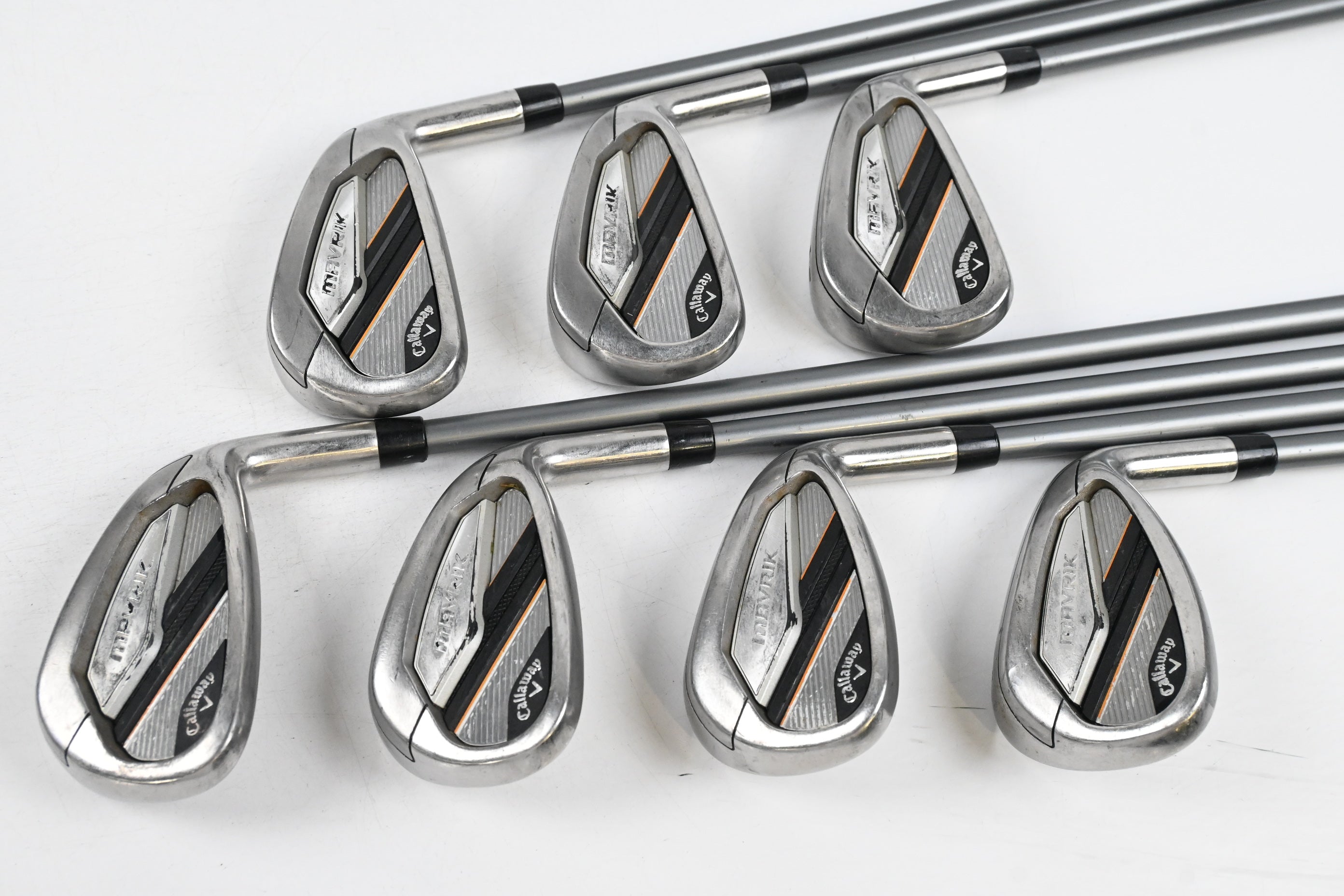 Callaway Mavrik Irons / 5-PW+GW / Senior Flex Project X Catalyst 55 Shafts