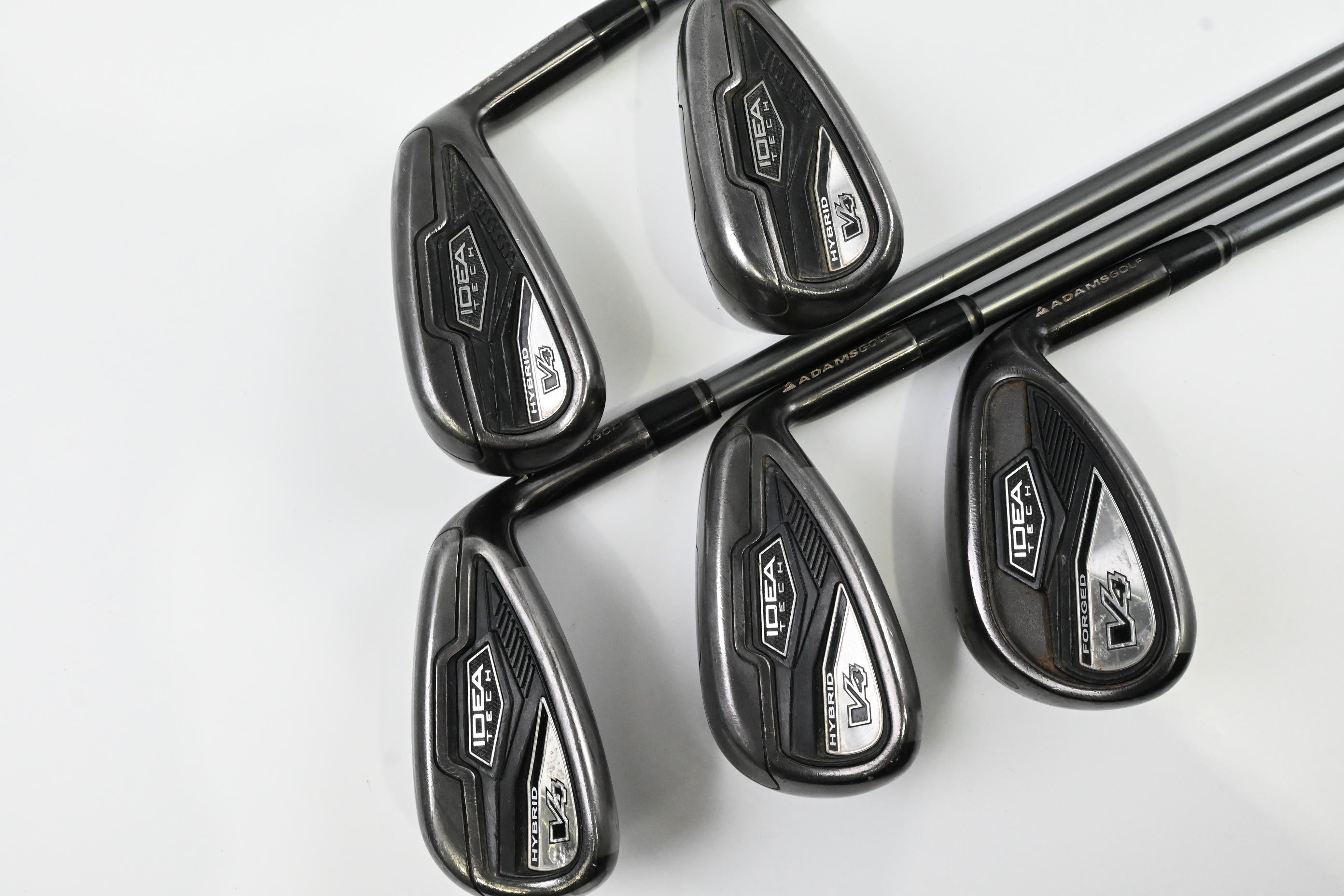 Adams Idea Tech V4 Hybrid Combo Irons / 7-PW+SW / Senior Flex Bassara 55 Shafts