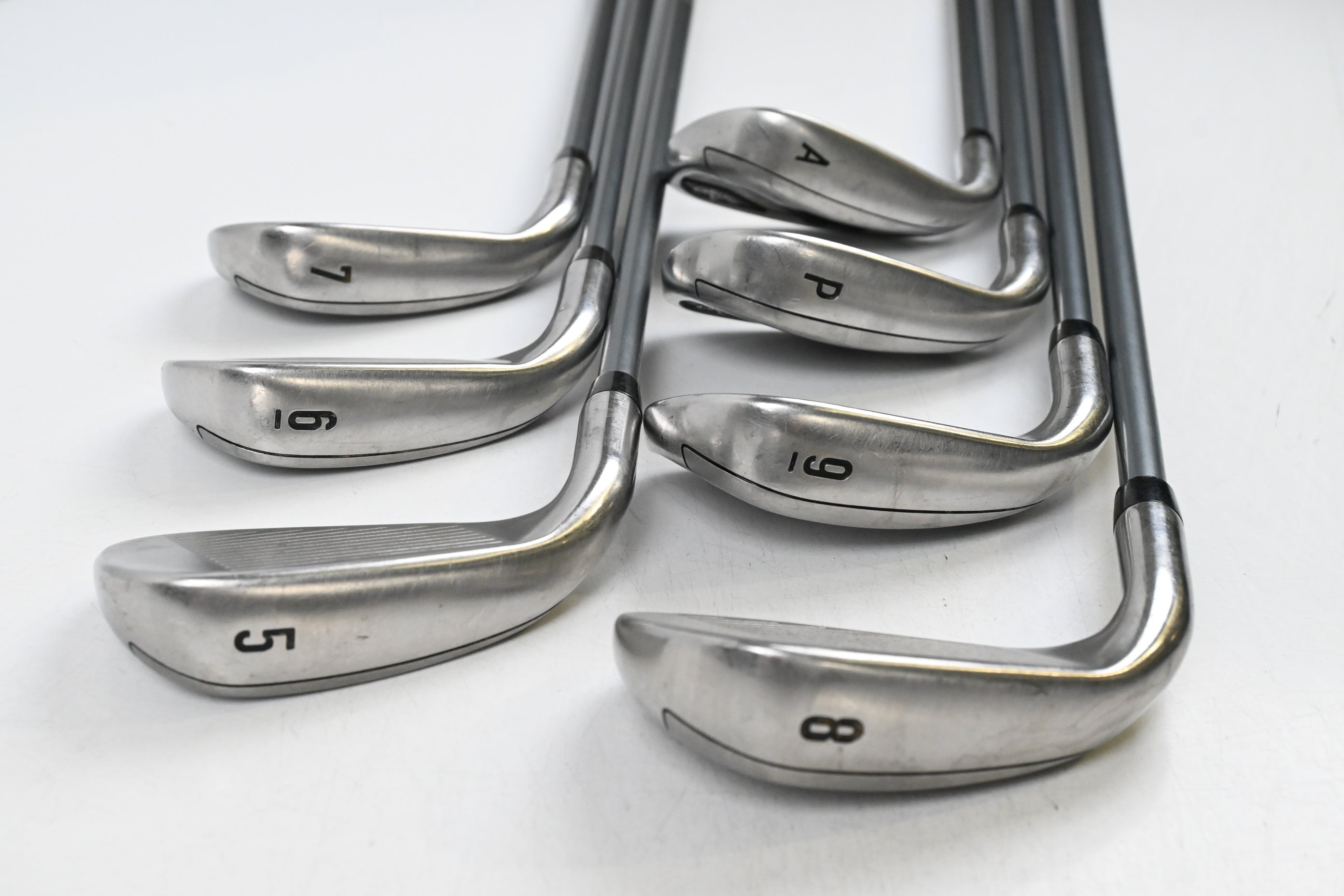 Callaway Mavrik Irons / 5-PW+GW / Senior Flex Project X Catalyst 55 Shafts