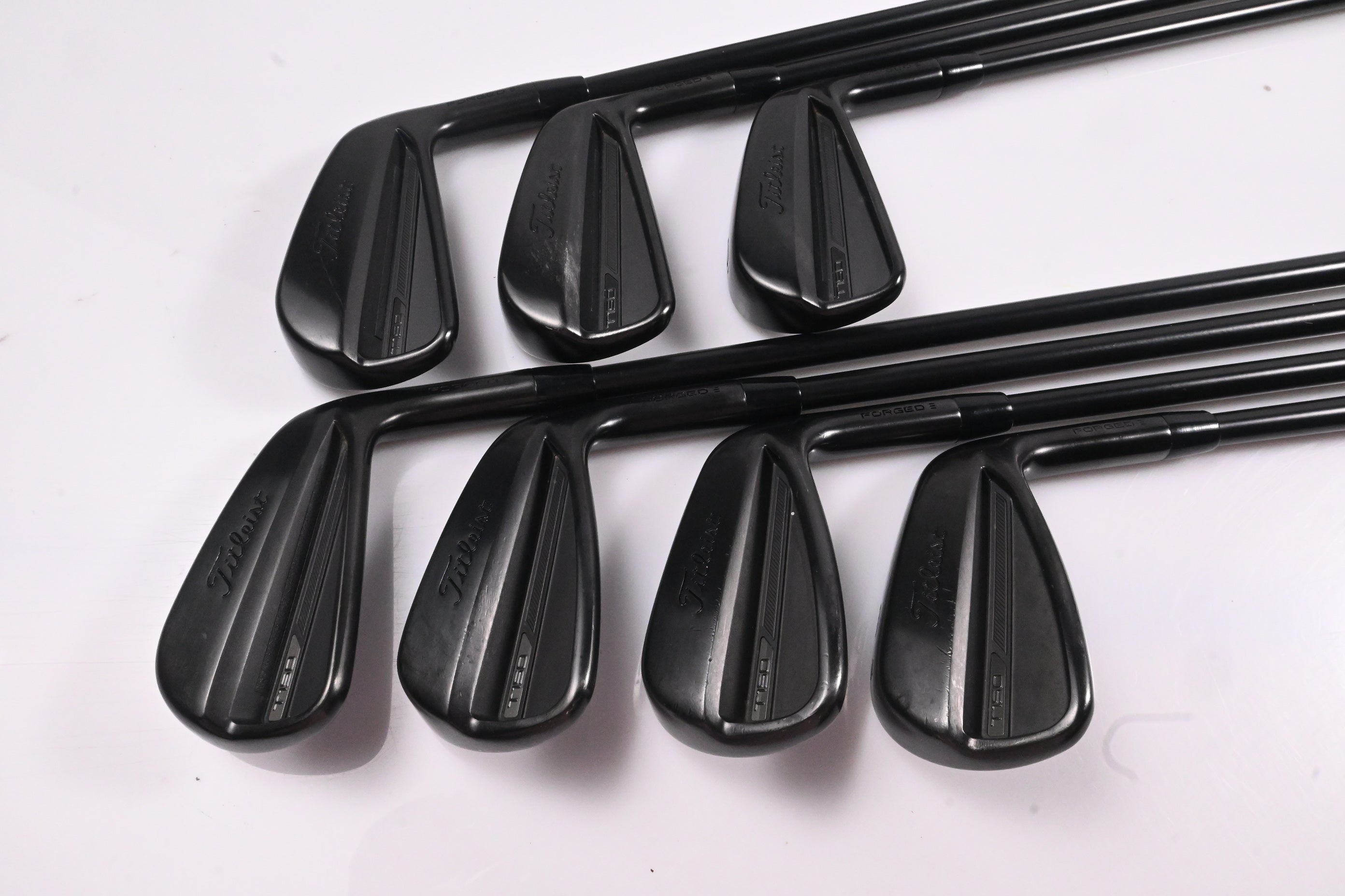Titleist T150 Black Vapor Irons / 4-PW / Stiff Flex Project X LZ Shafts