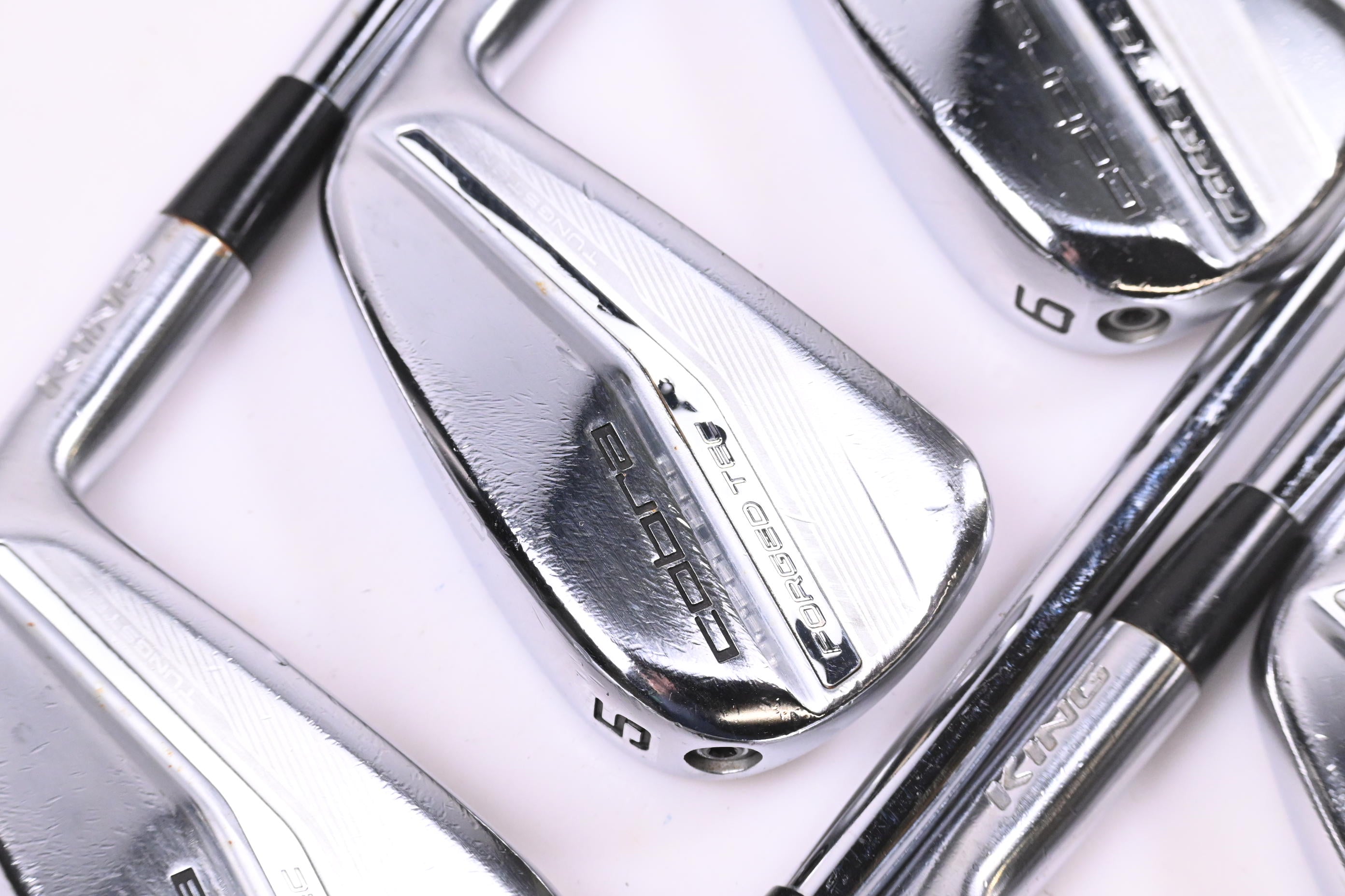 Cobra Forged Tec 2022 Irons / 4-PW / Stiff Flex KBS $-Taper Lite Shafts