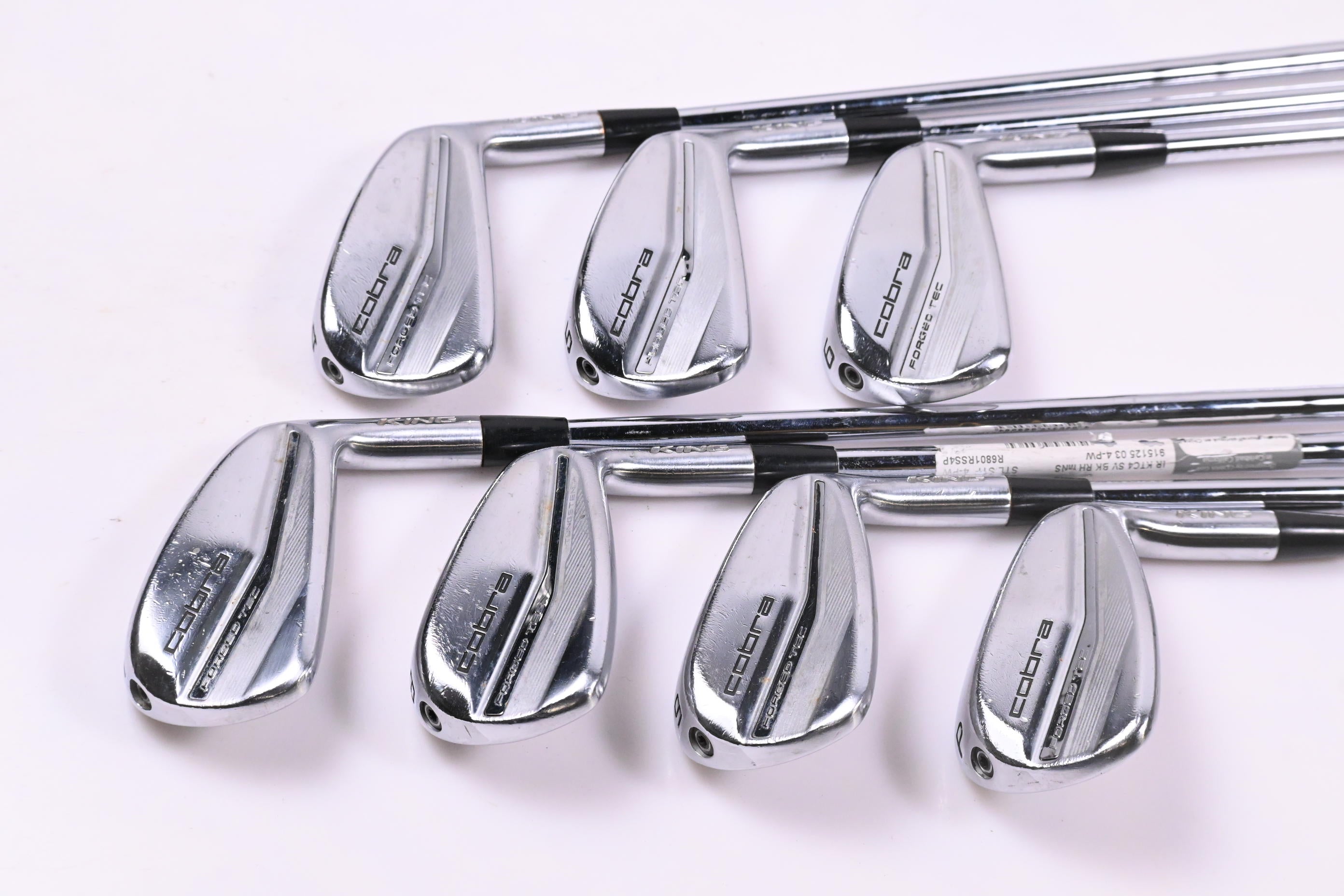 Cobra Forged Tec 2022 Irons / 4-PW / Stiff Flex KBS $-Taper Lite Shafts