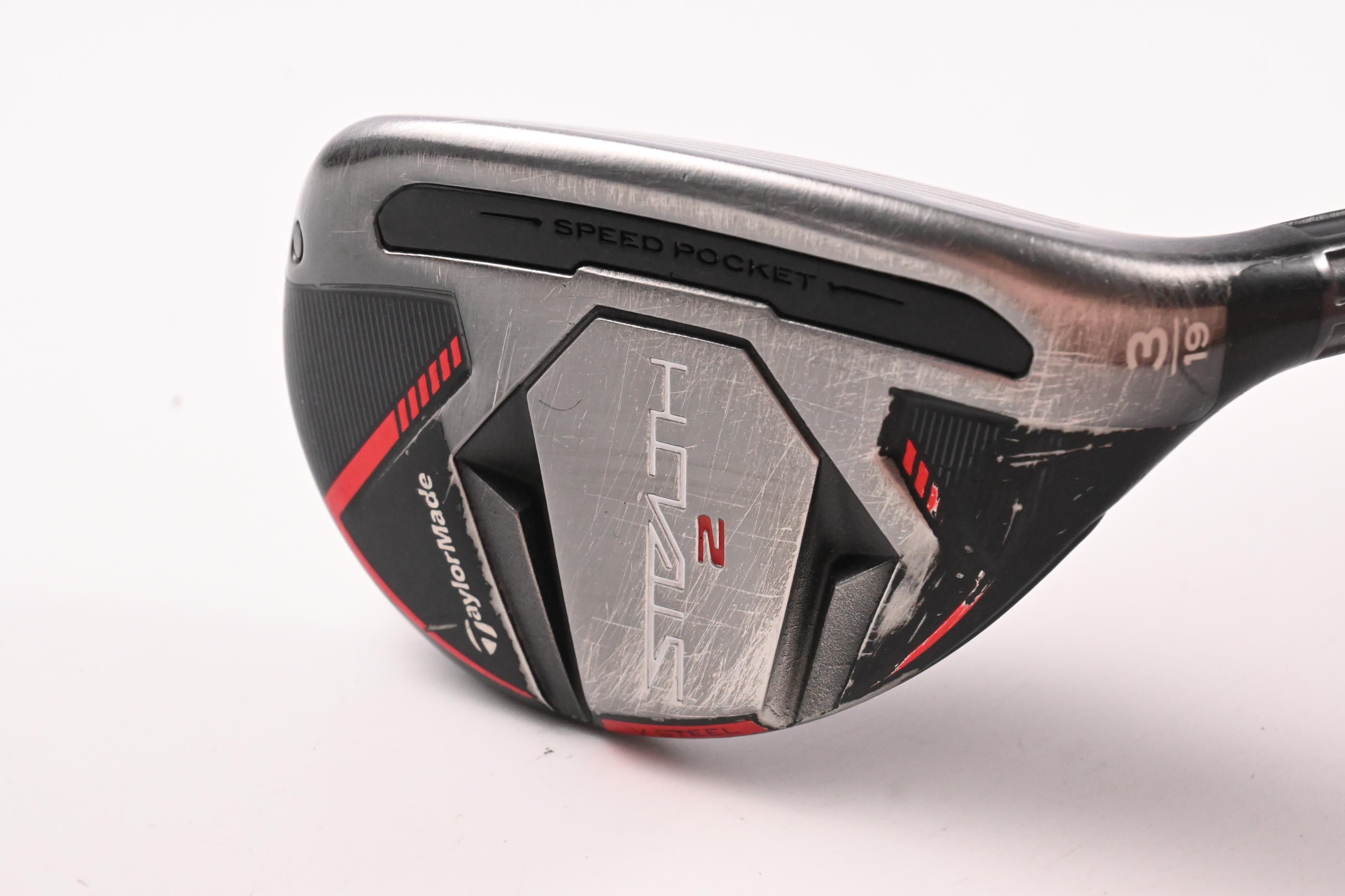 Taylormade Stealth 2 #3 Hybrid / 19 Degree / Stiff Flex KBS PGI 80 Shaft