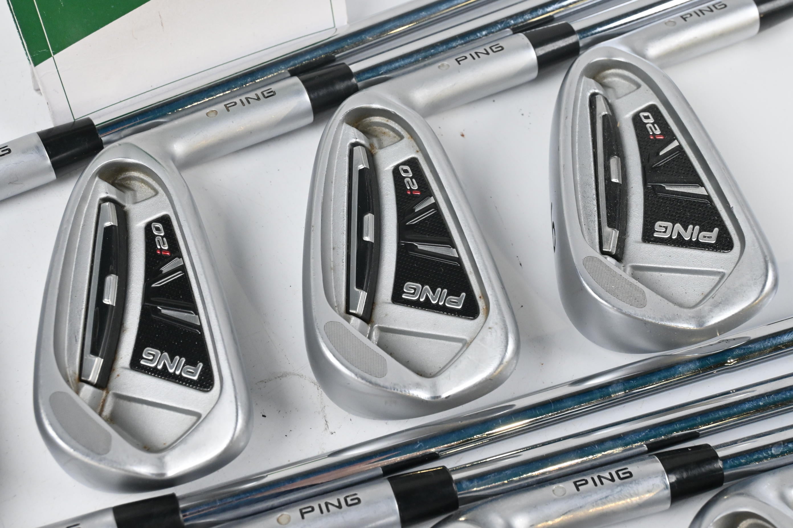 Ping i20 Irons / 3-PW / Silver Dot / Stiff Flex Ping CFS Shafts