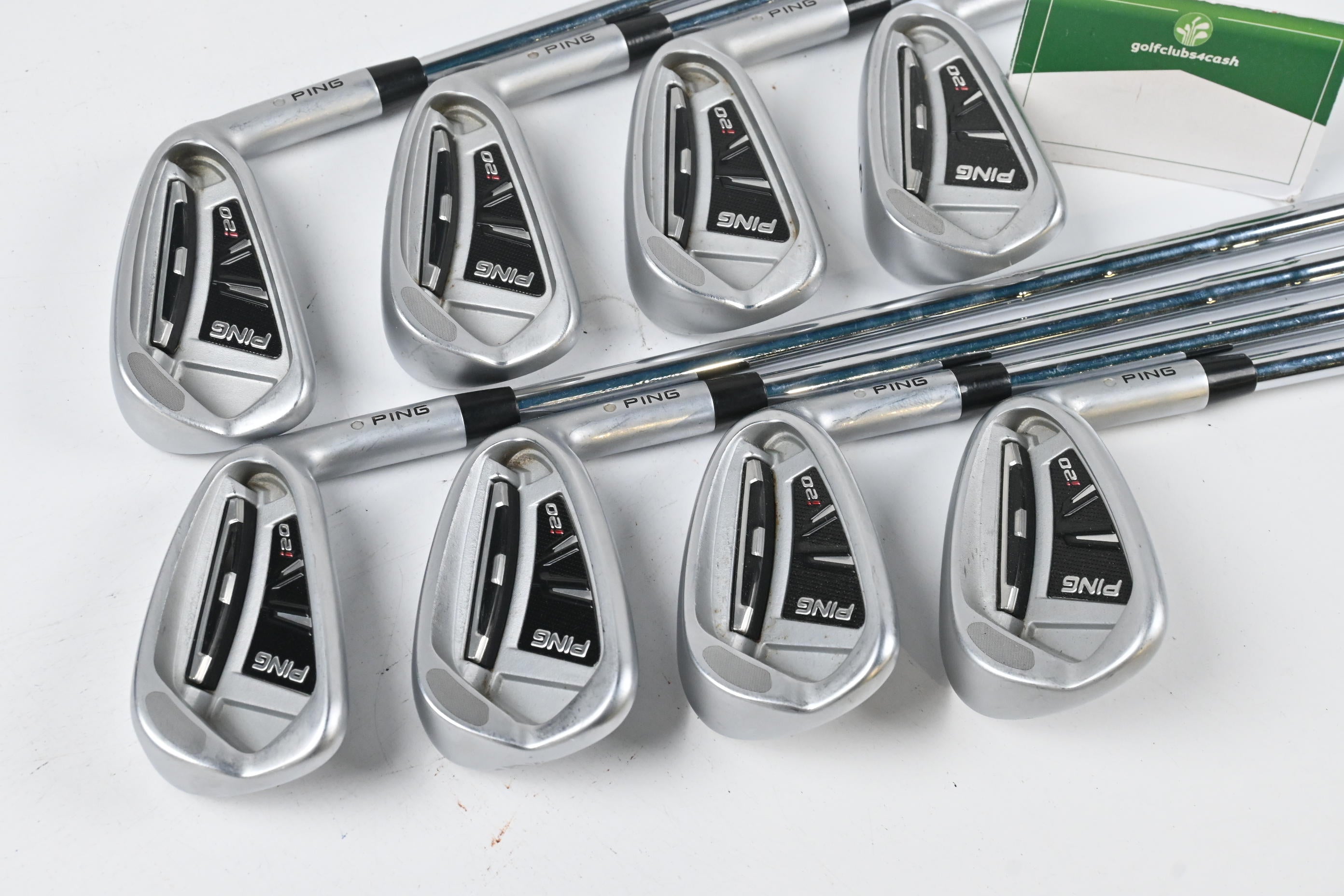 Ping i20 Irons / 3-PW / Silver Dot / Stiff Flex Ping CFS Shafts