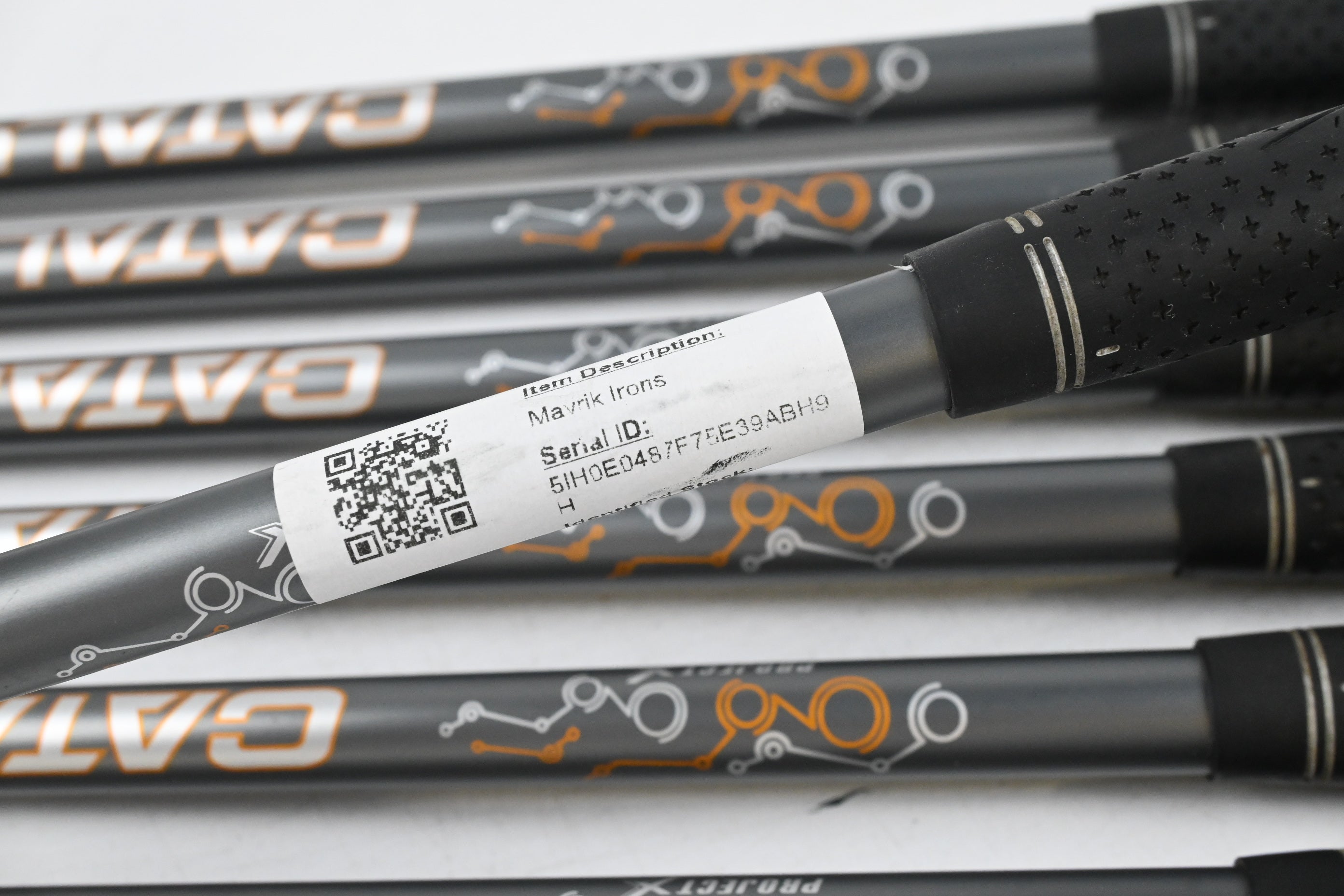 Callaway Mavrik Irons / 5-PW+GW / Senior Flex Project X Catalyst 55 Shafts