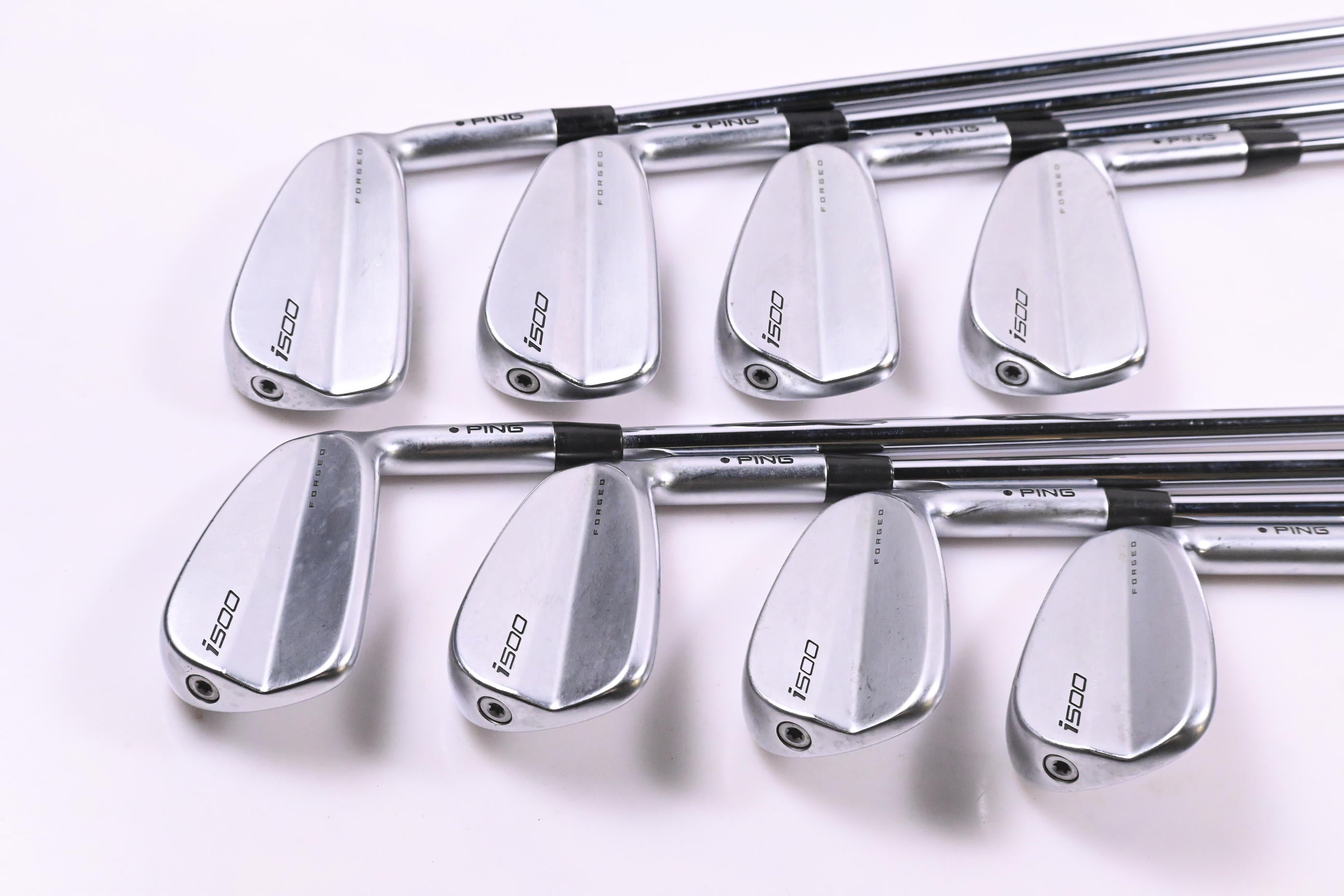 Ping i500 Irons / 3-PW / Black Dot / Regular Flex Dynamic Gold 105 R300 Shafts