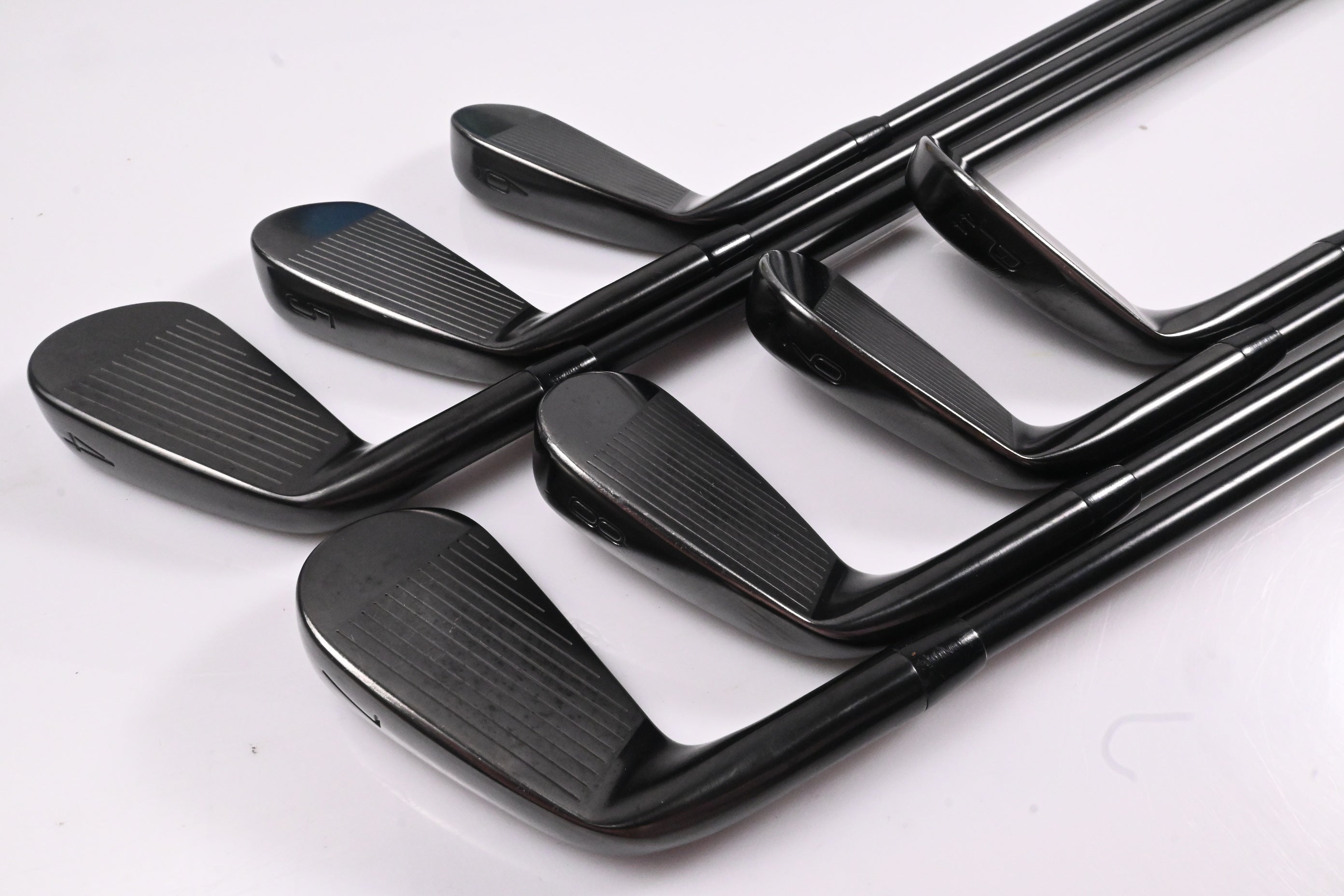 Titleist T150 Black Vapor Irons / 4-PW / Stiff Flex Project X LZ Shafts
