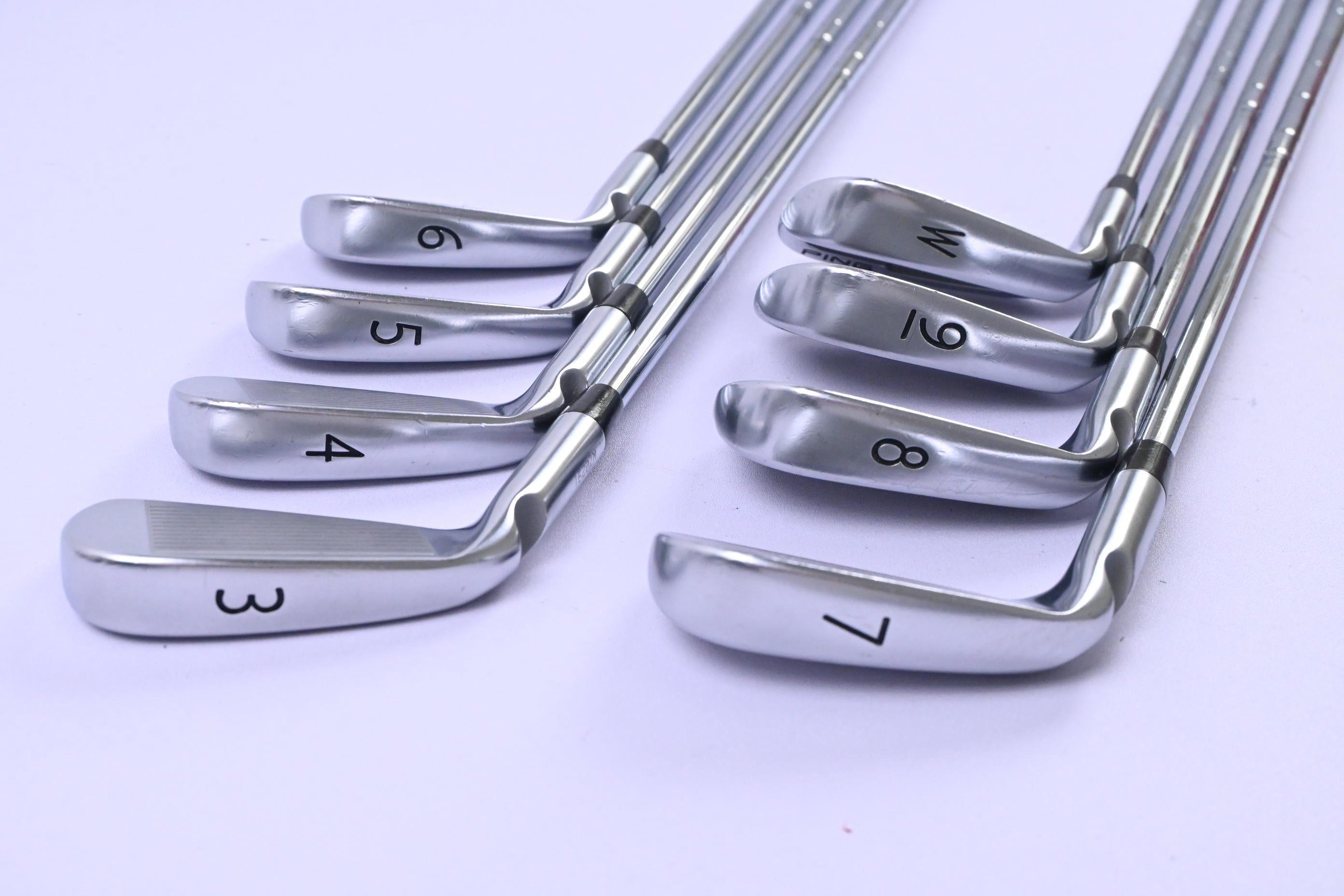 Ping S57 Irons / 3-PW / Black Dot / Regular Flex Ping AWT Shafts