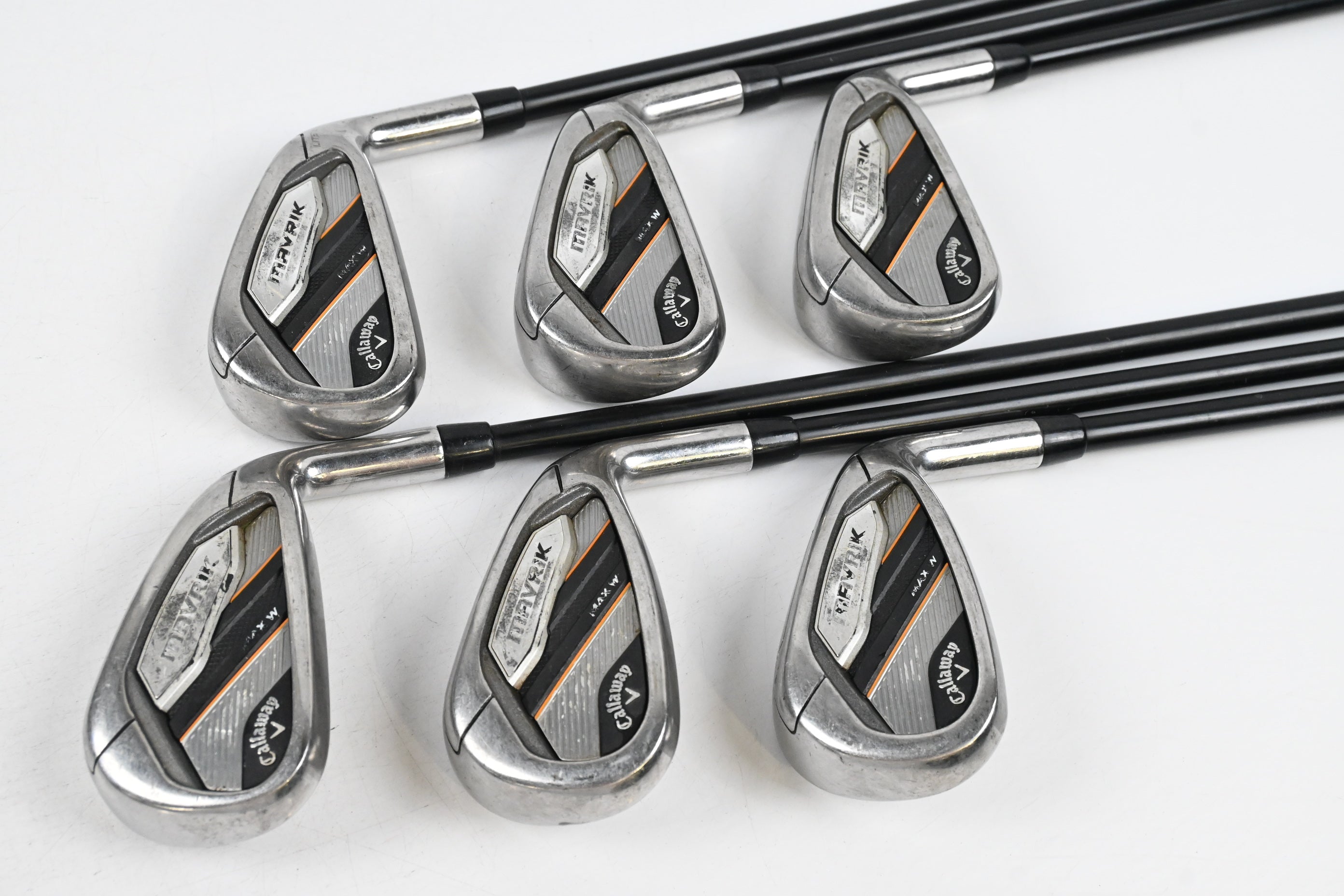 Ladies Callaway Mavrik Max Irons / 4-9i / Ladies Flex UST Mamiya Helium 50