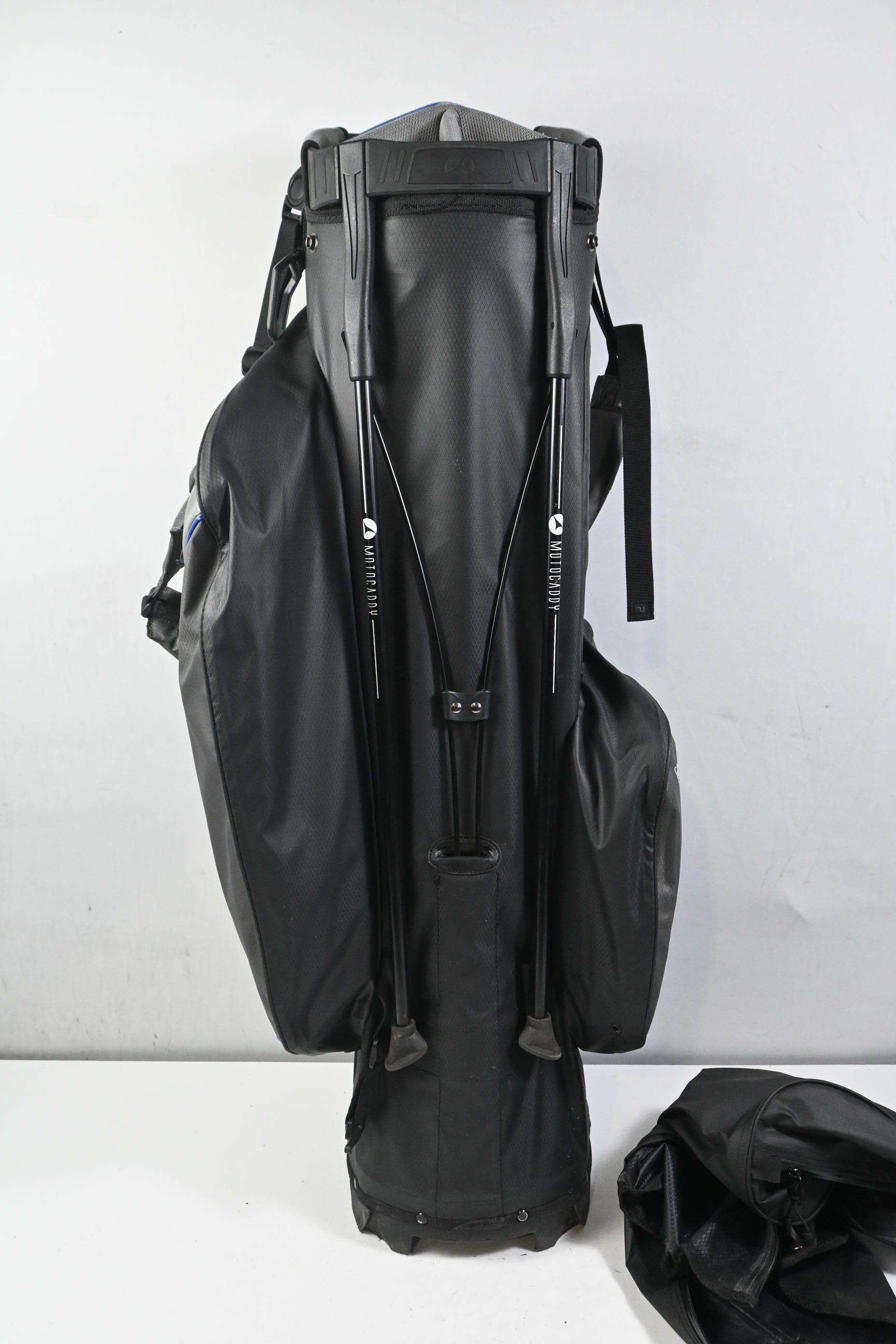 Motocaddy Hydro Flex Stand Bag / 5-Way Divider / Grey, Blue