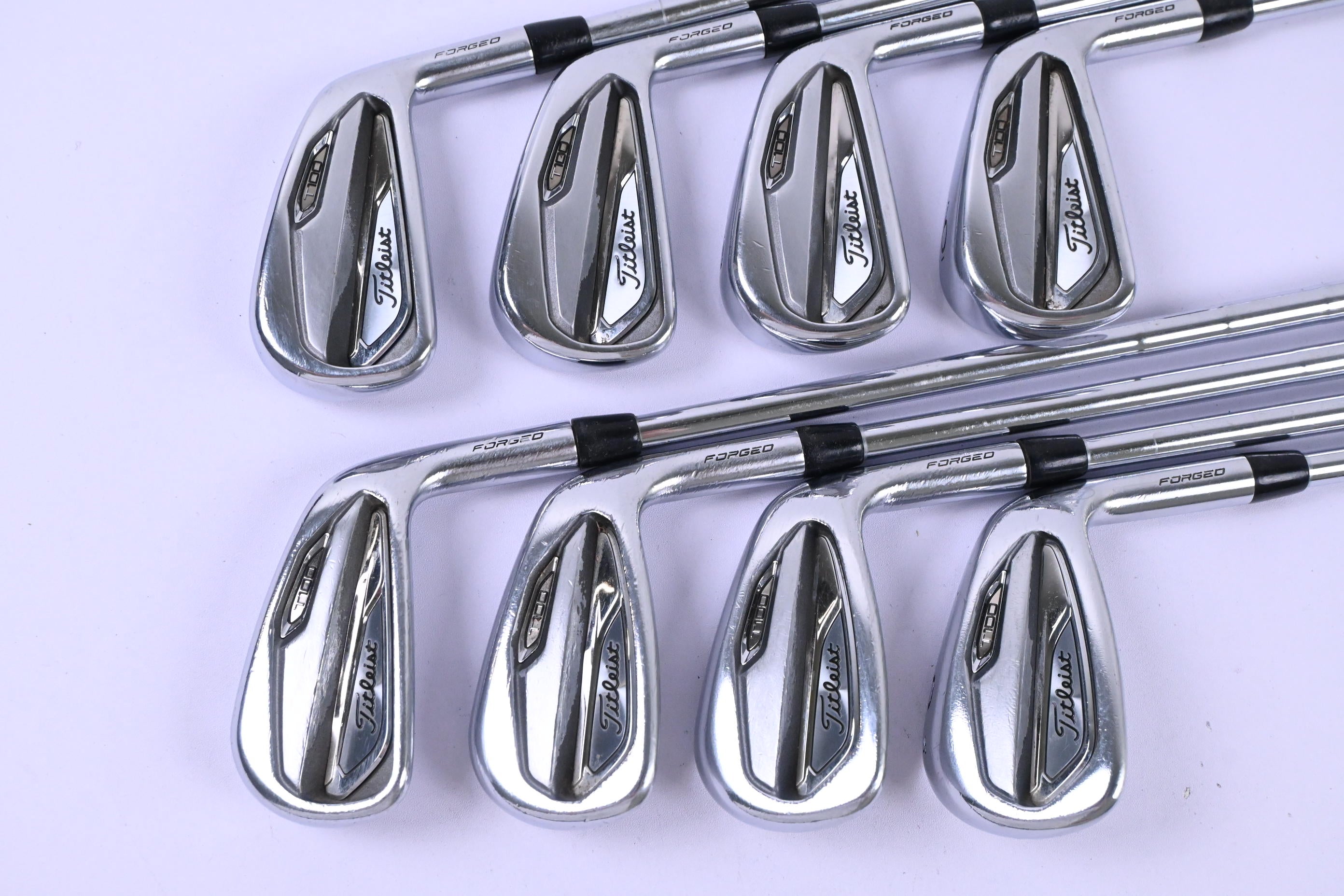 Titleist T100 2019 Irons / 3-PW / Stiff Flex KBS Tour 90 Shafts
