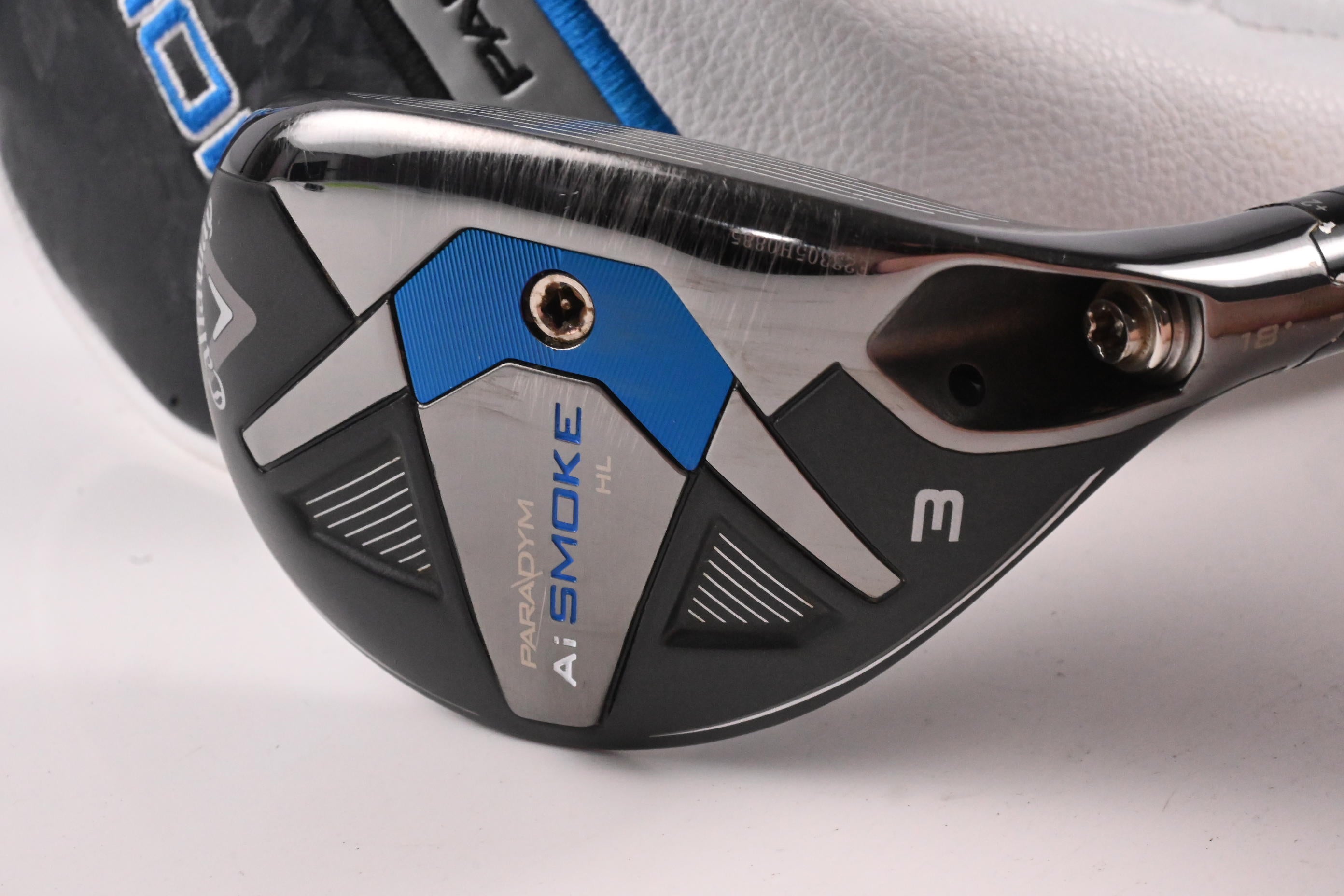 Callaway Paradym Ai Smoke HL #3 Hybrid / 18 Degree / Stiff Flex Tensei CK Blue
