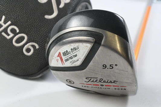 Titleist 905 R Driver / 9.5 Degree / Stiff Flex UST Mamiya Proforce V2 76 Shaft