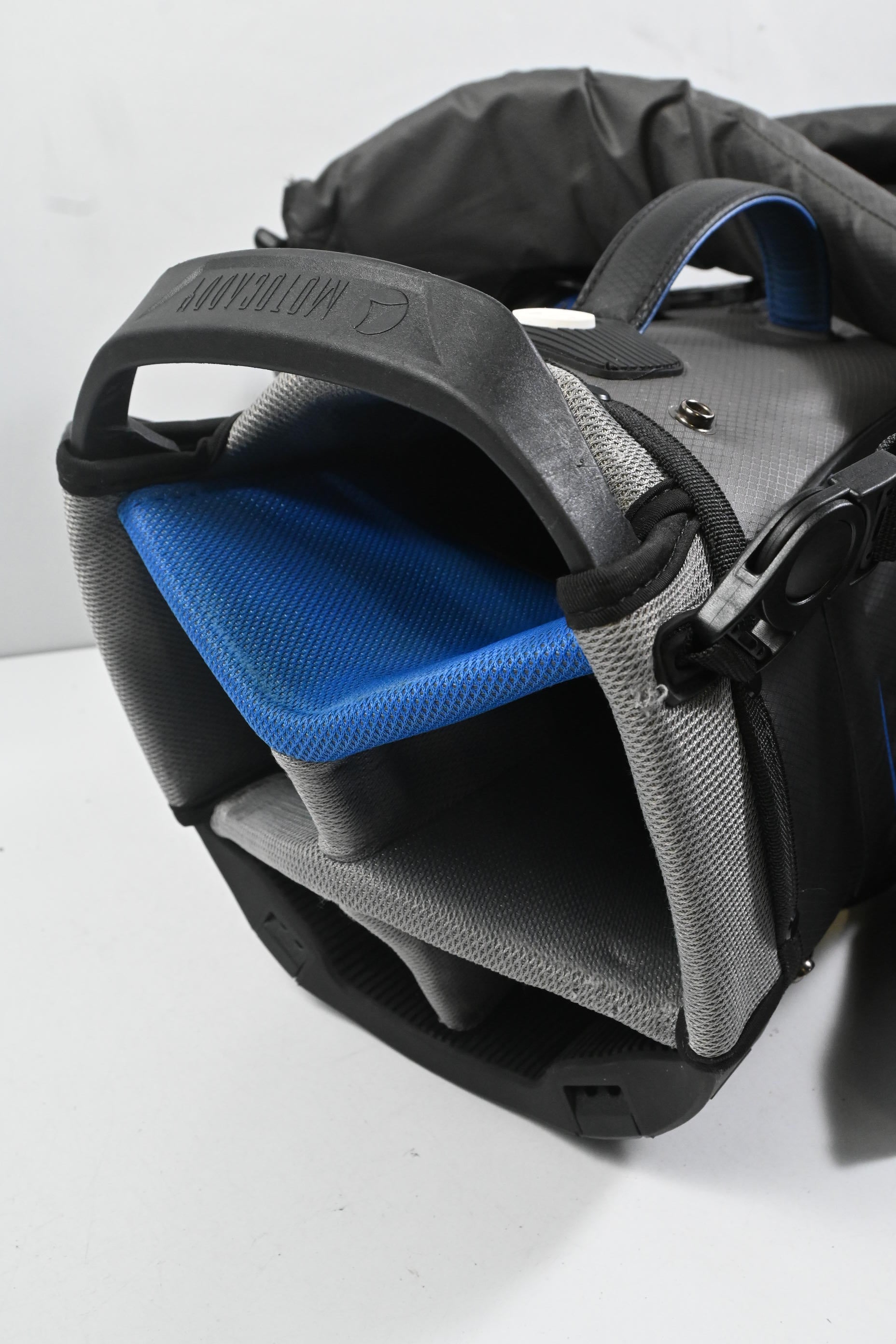 Motocaddy Hydro Flex Stand Bag / 5-Way Divider / Grey, Blue