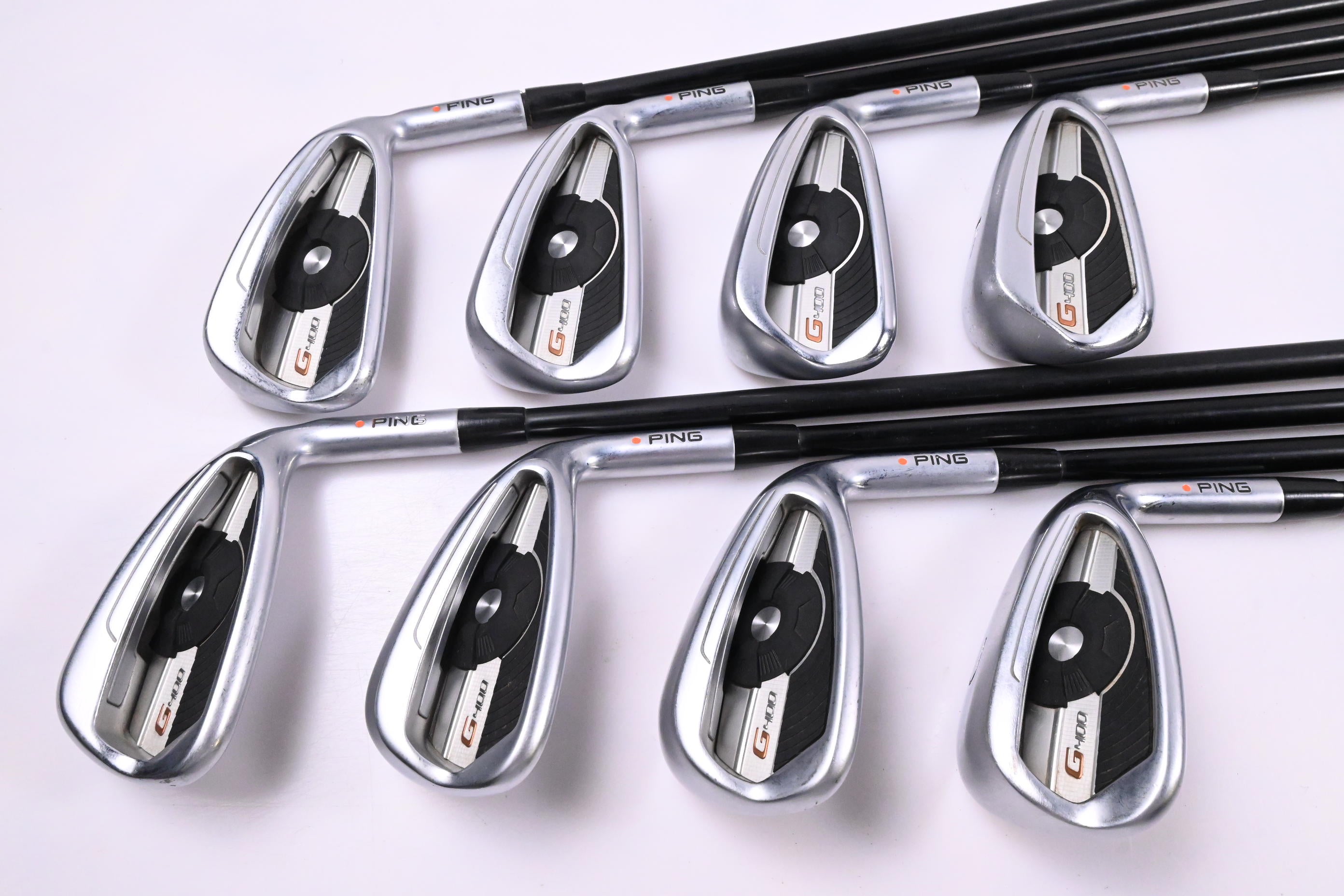 Ping G400 Irons / 4-PW+UW / Orange Dot / Senior Flex Ping ALTA CB AWT Shafts