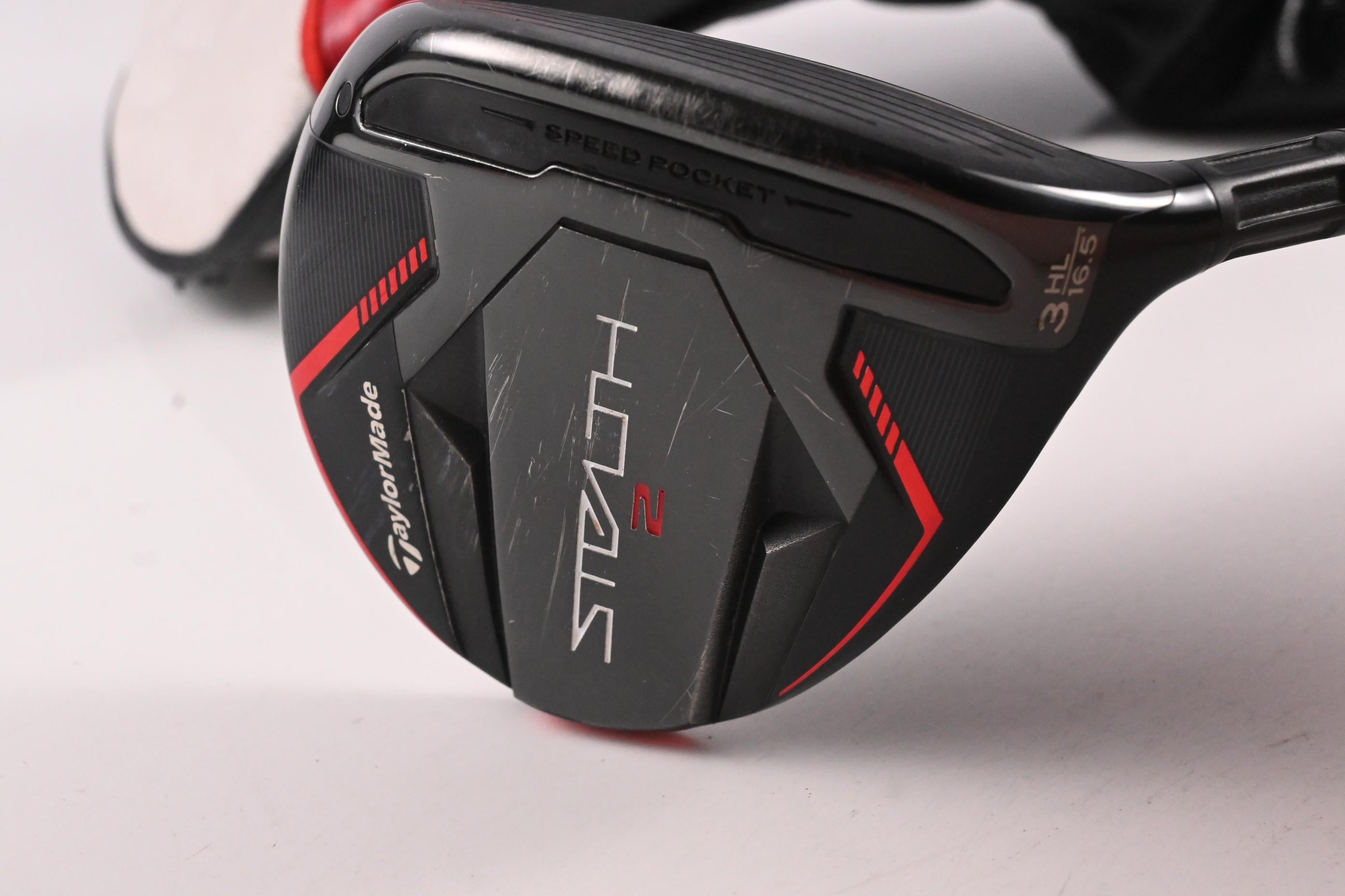 Taylormade Stealth 2 #3 Wood / 16.5 Degree / X-Flex HZRDUS Smoke Black 70 Shaft