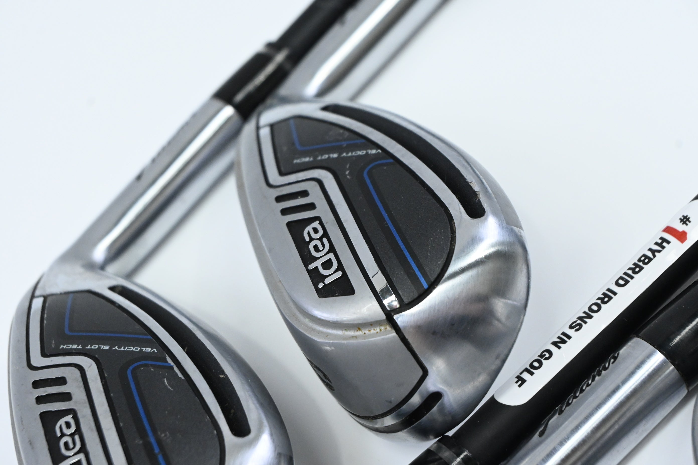 Adams Idea 2014 Hybrid Combo Irons / 7-PW+SW / Senior Flex Bassara 55 Shafts