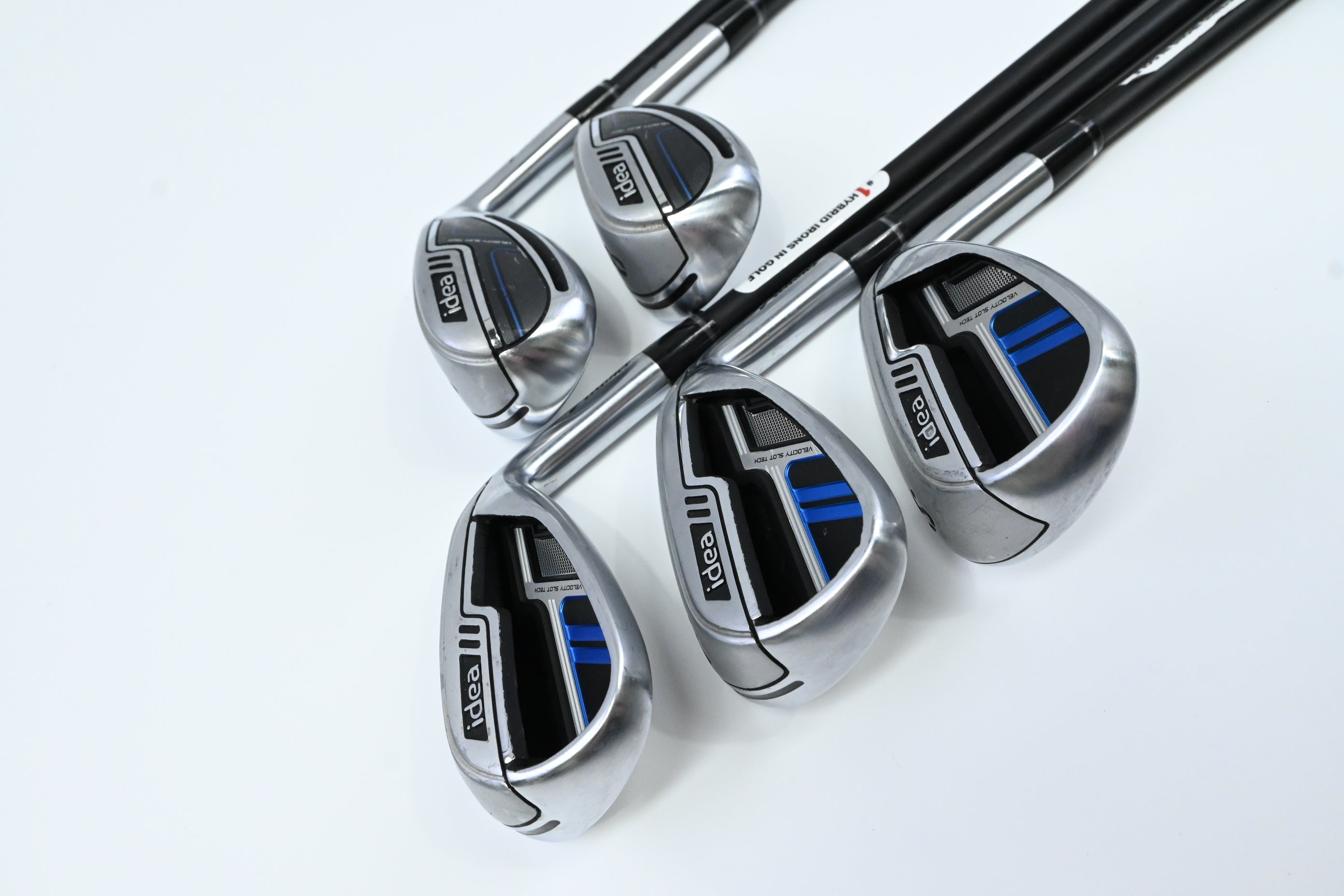 Adams Idea 2014 Hybrid Combo Irons / 7-PW+SW / Senior Flex Bassara 55 Shafts