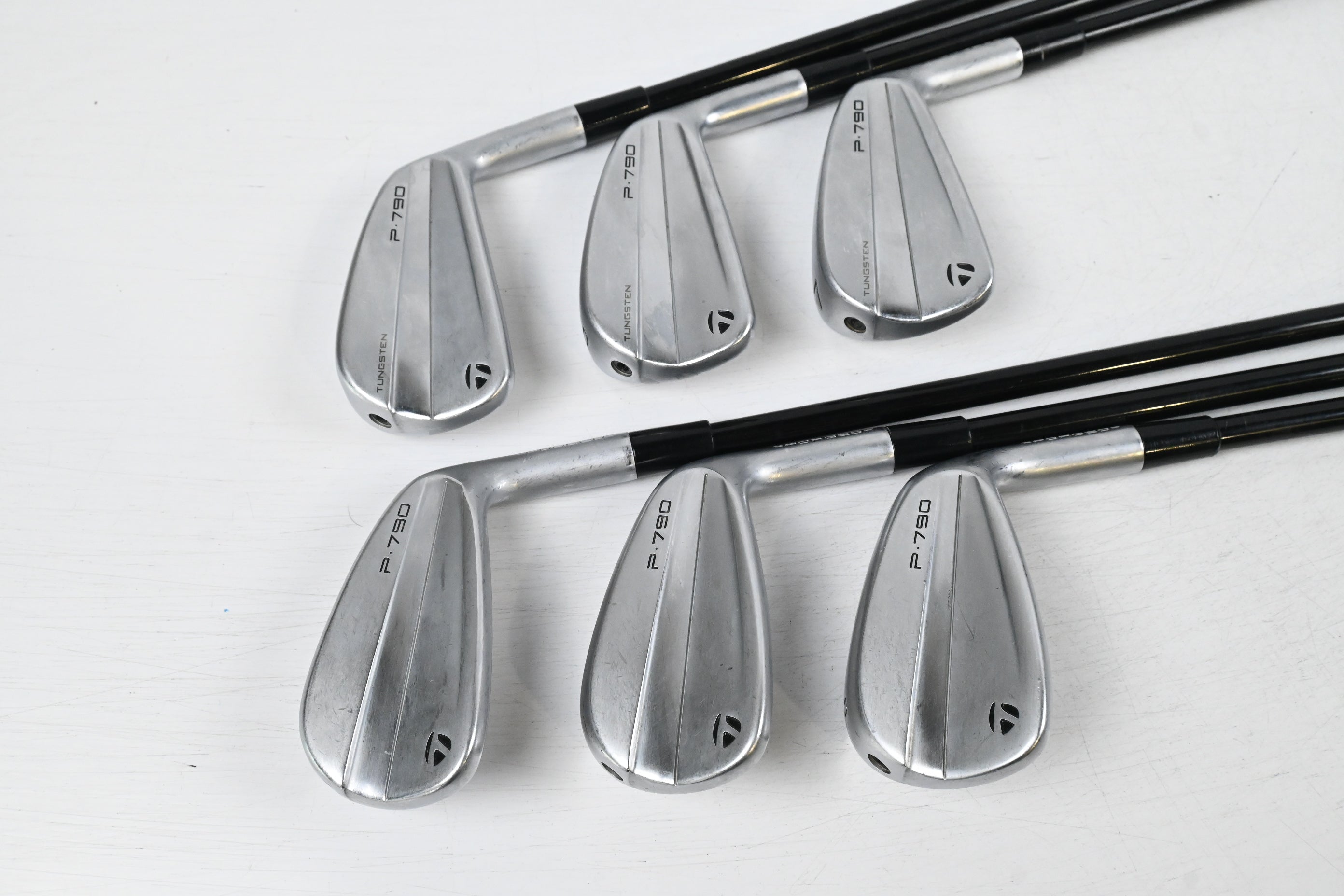 Taylormade P790 2023 Irons / 5-PW / Stiff Flex MMT Black 75 Shafts