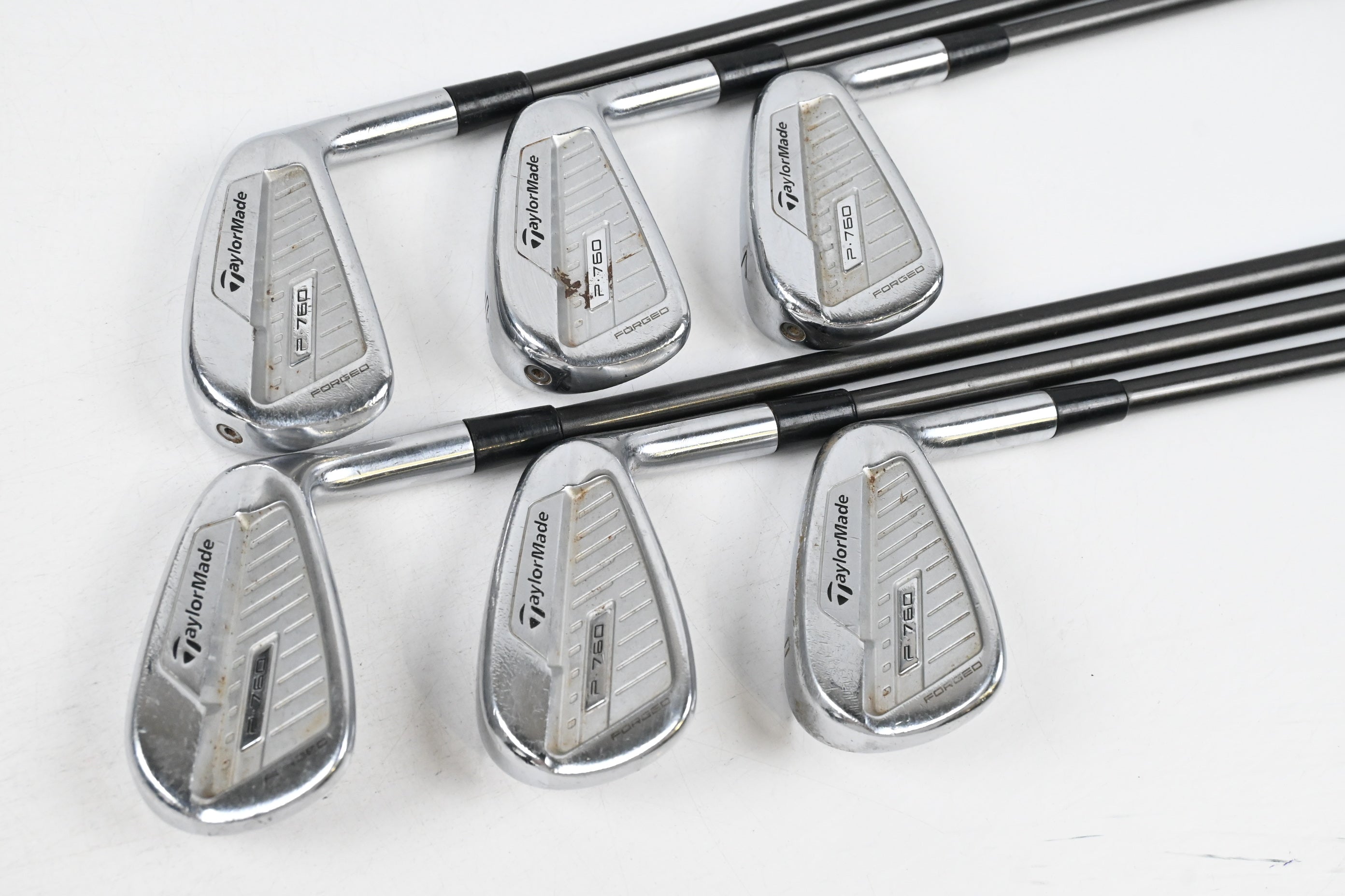 Taylormade P760 Irons / 5-PW / Regular Flex UST Mamiya Recoil ES 780 Shafts
