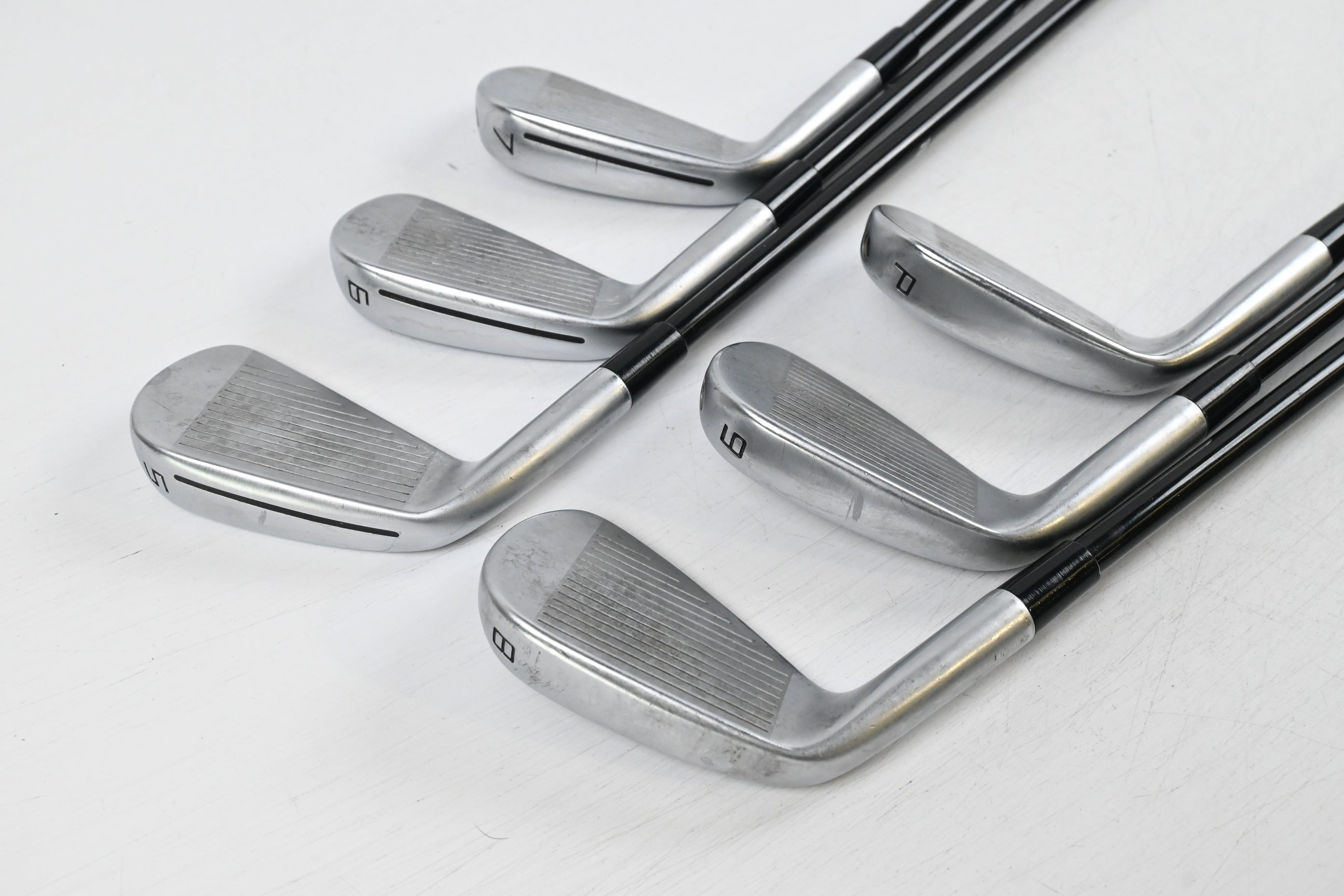 Taylormade P790 2023 Irons / 5-PW / Stiff Flex MMT Black 75 Shafts