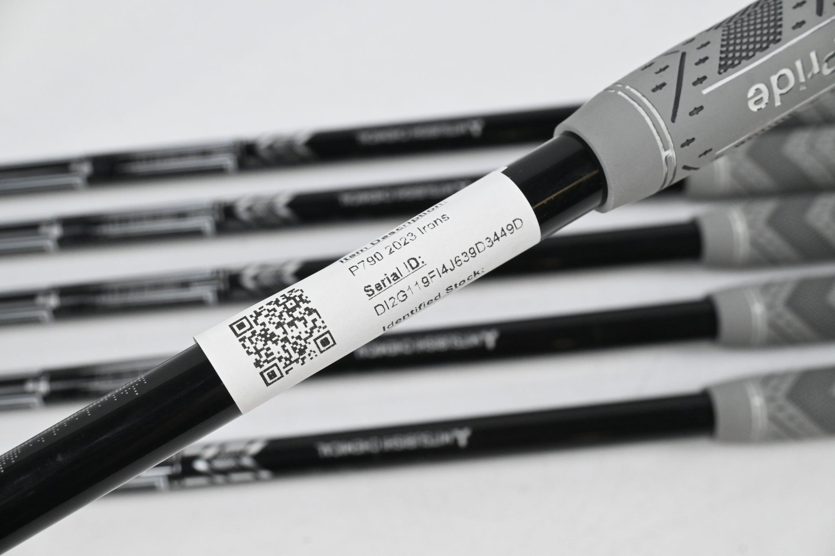 Taylormade P790 2023 Irons / 5-PW / Stiff Flex MMT Black 75 Shafts