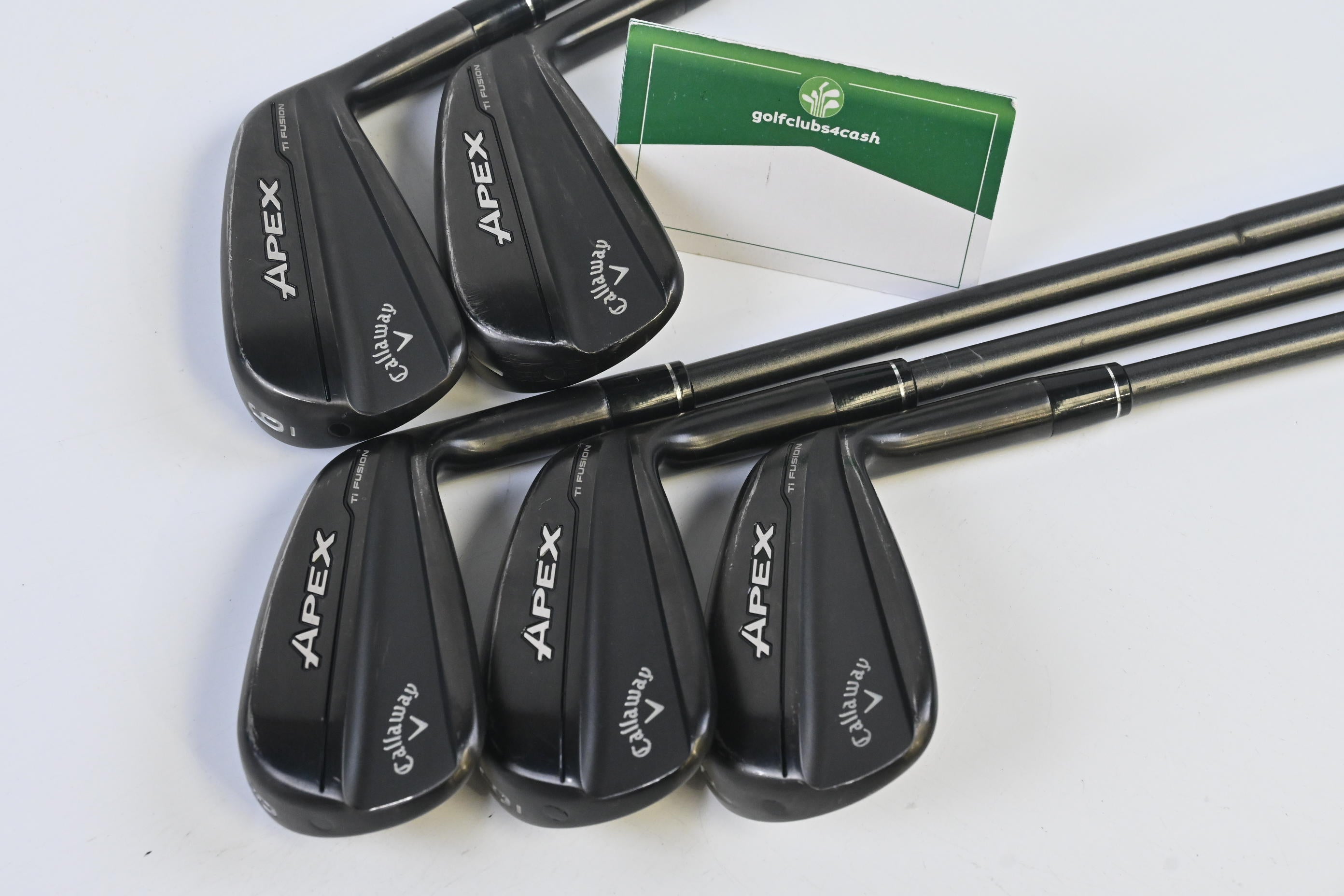 Callaway Apex Ti Fusion Irons / 6-PW / Stiff Flex Dynamic Gold Mid S300 Shafts