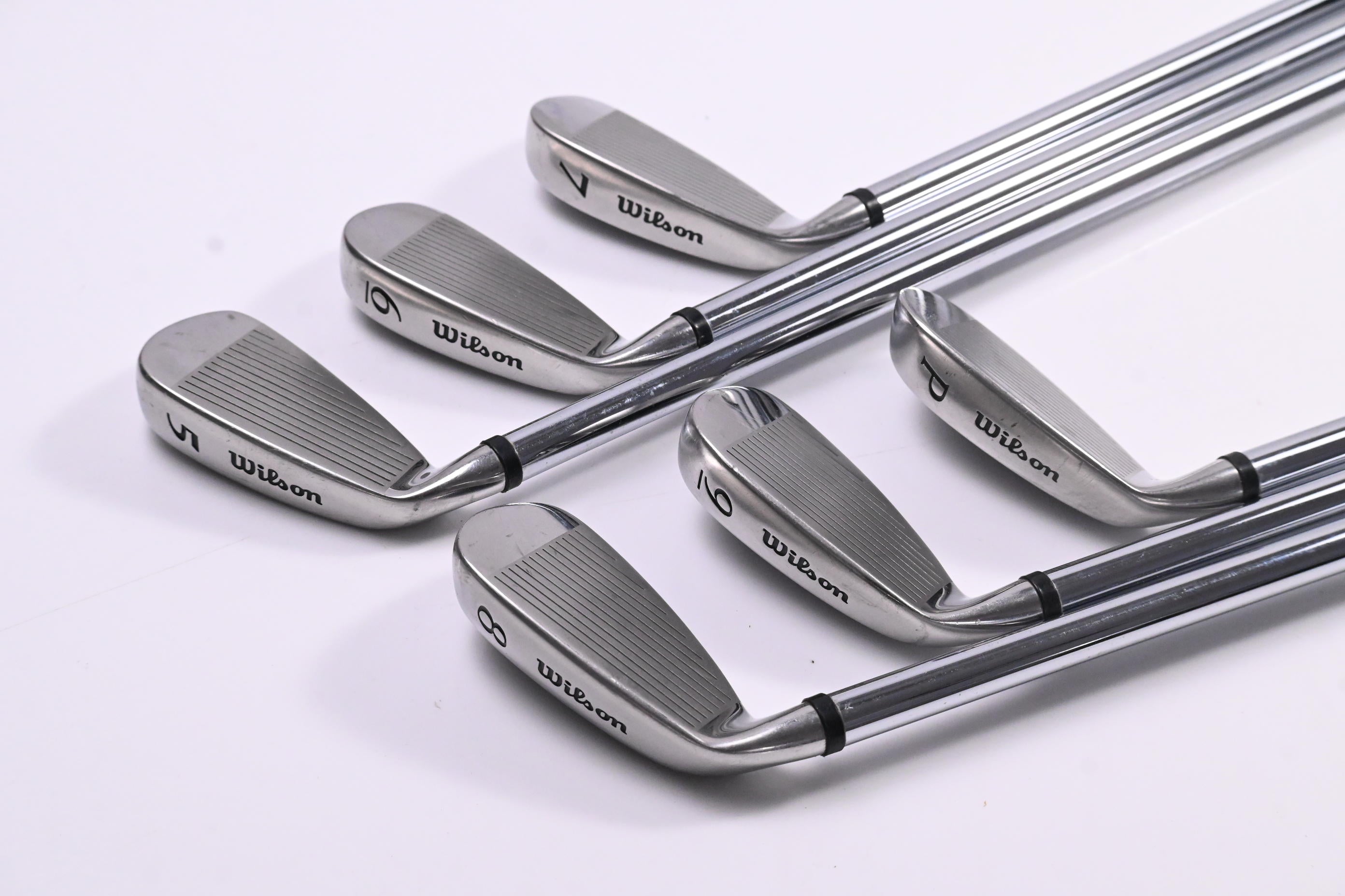 Wilson Fat Shaft Irons / 5-PW / Stiff Flex Fatshaft Platinum Shafts