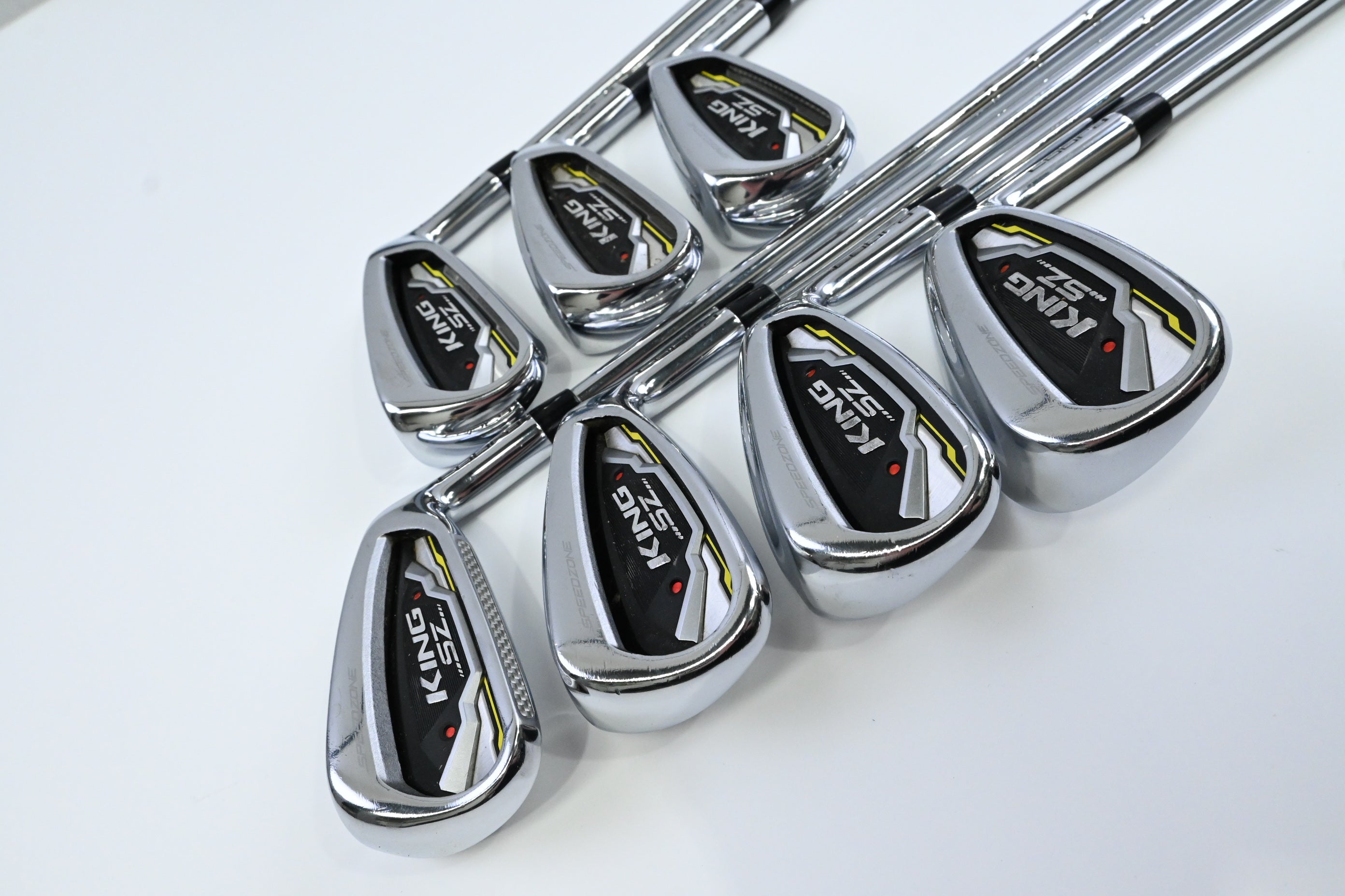 Cobra King Speedzone Irons / 4-PW / Stiff Flex KBS Tour 90 Shafts
