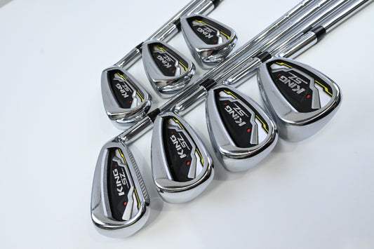Cobra King Speedzone Irons / 4-PW / Stiff Flex KBS Tour 90 Shafts