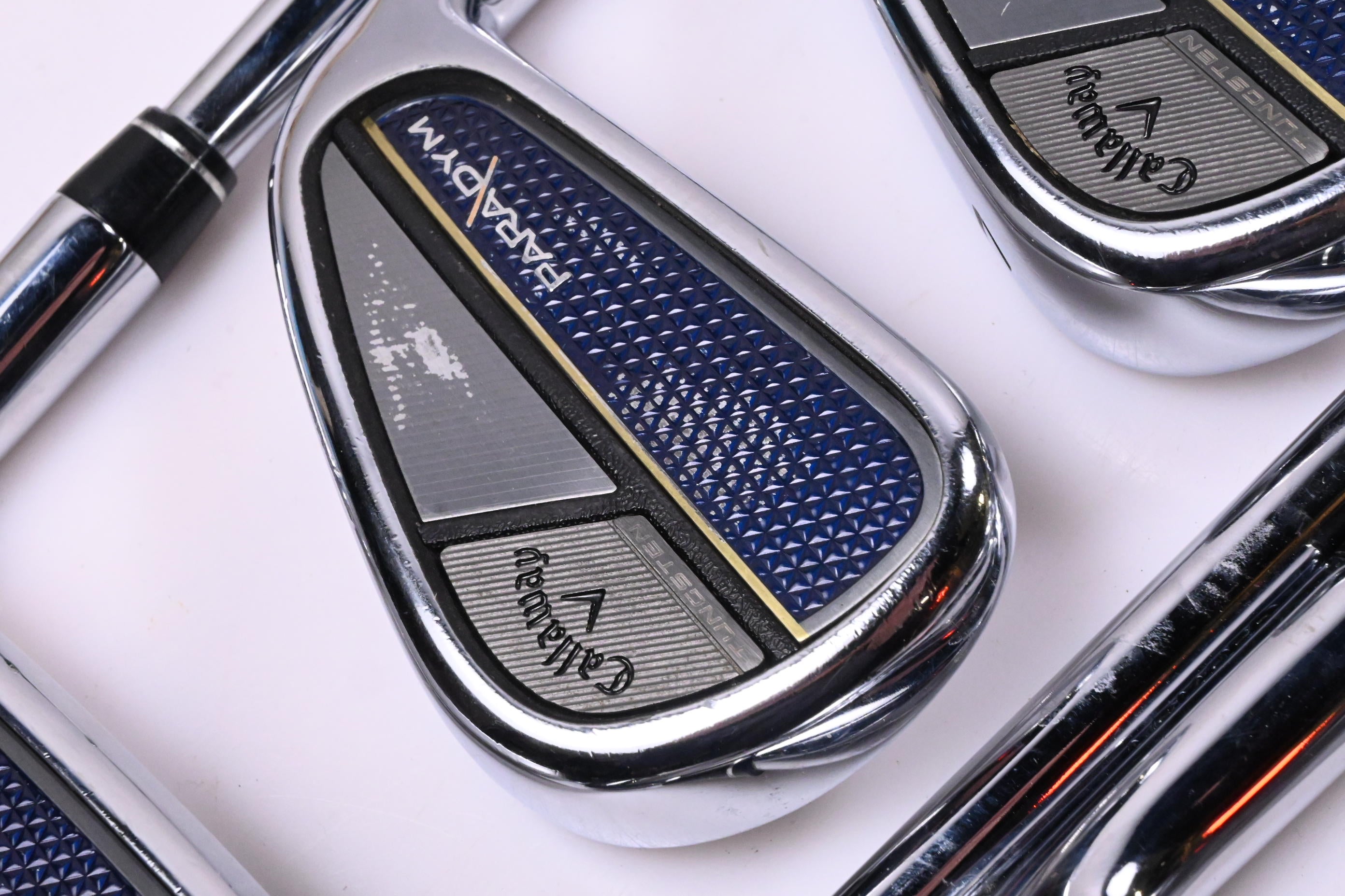 Callaway Paradym Irons / 5-PW+GW+52° / Stiff Flex Dynamic Gold S300 Shafts