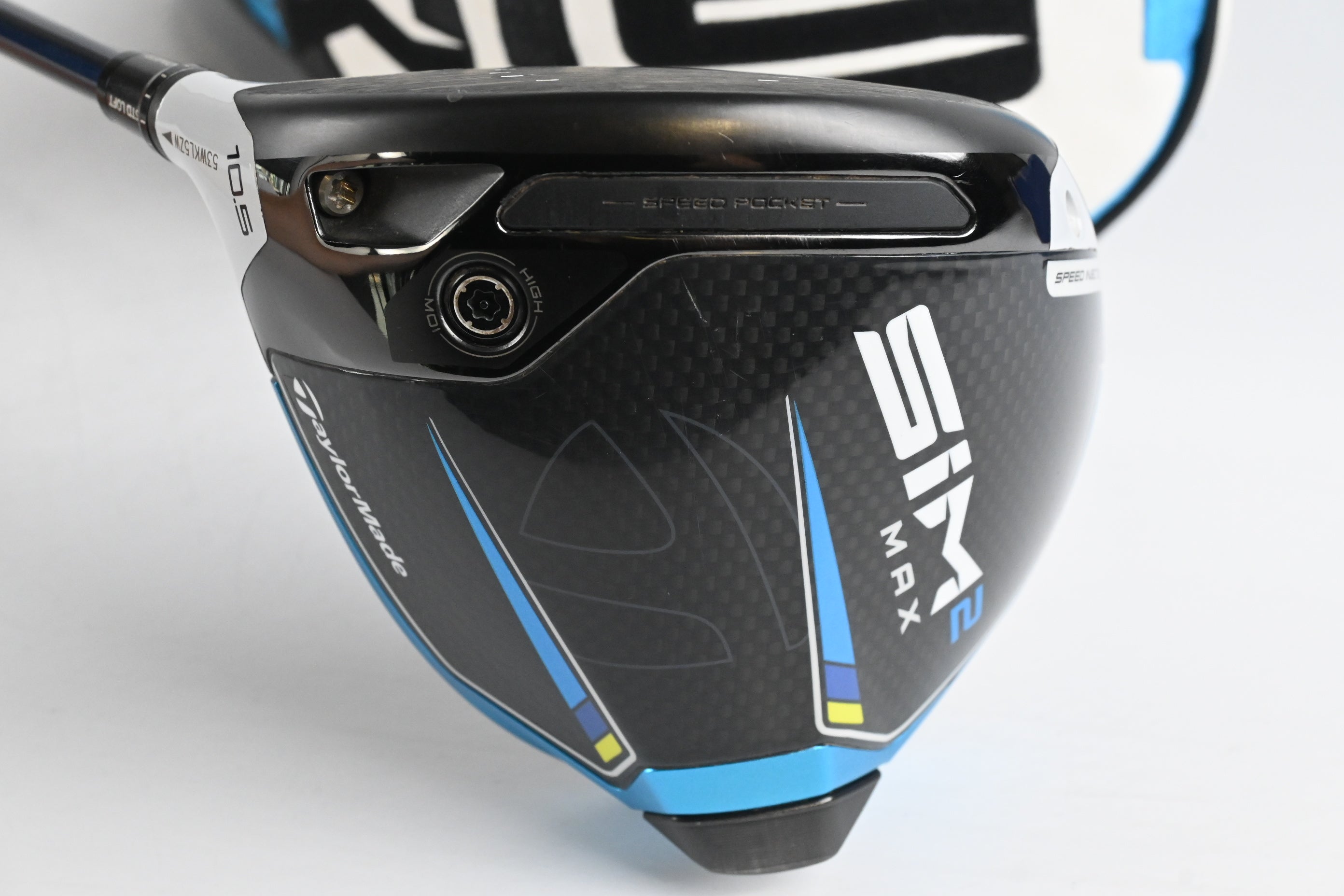 Left Hand Taylormade SIM2 Max Driver / 10.5 Degree / Regular Flex Ventus Blue 5