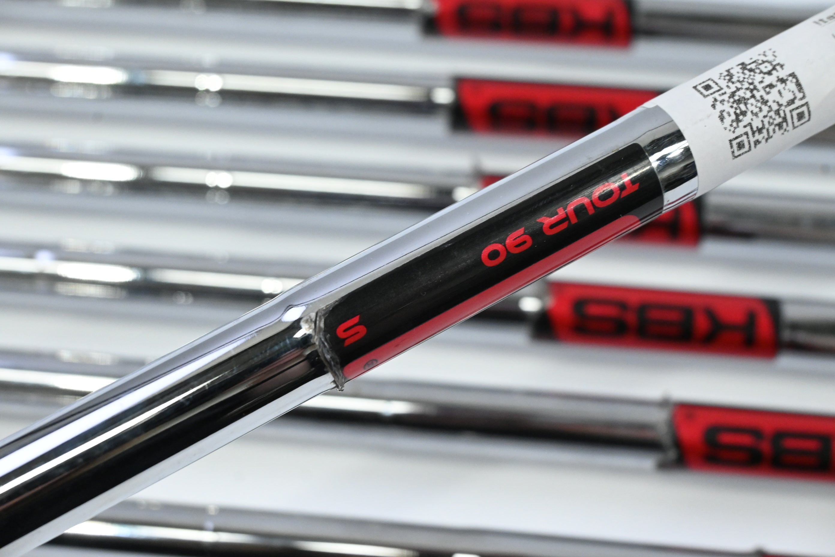 Cobra King Speedzone Irons / 4-PW / Stiff Flex KBS Tour 90 Shafts