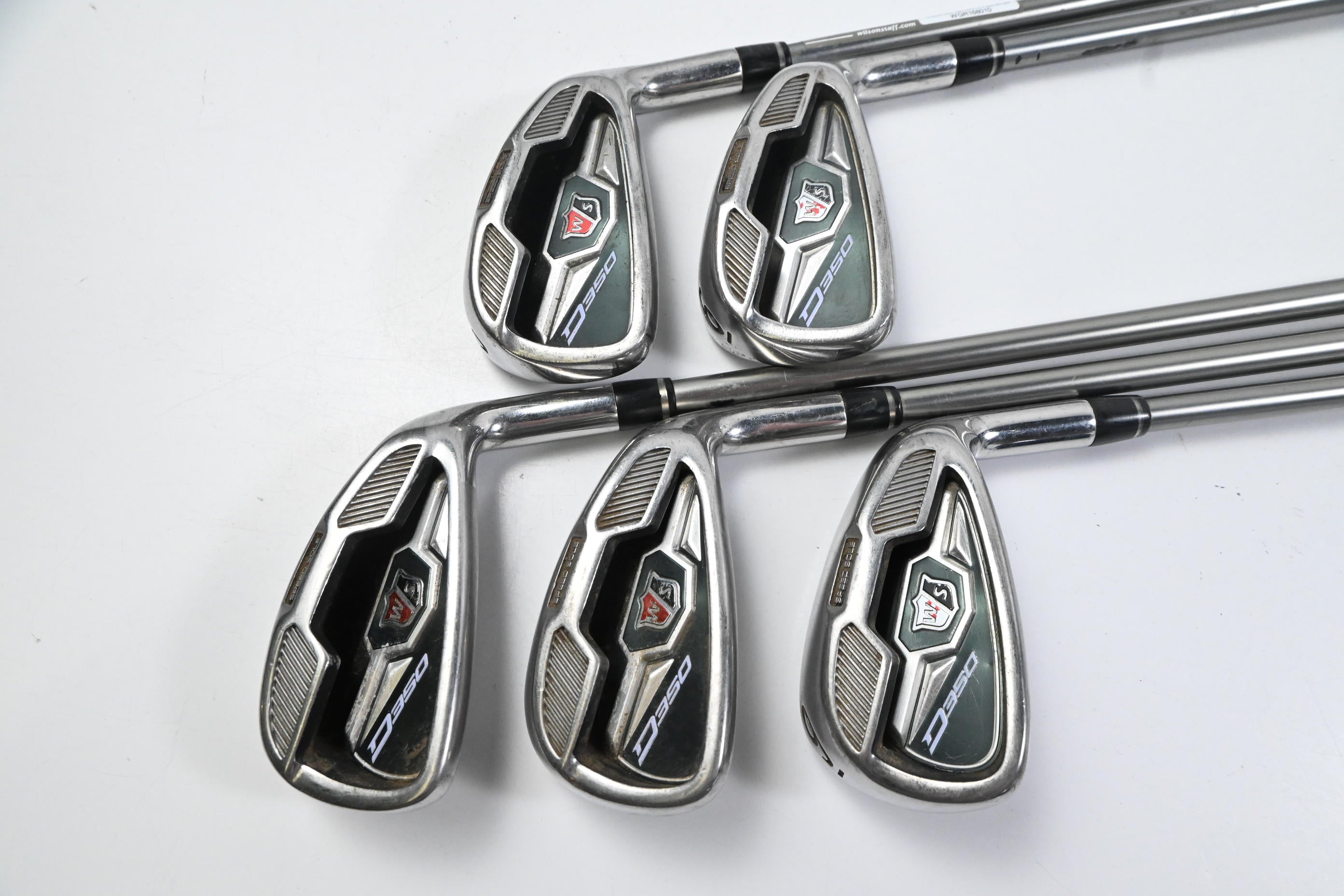 Wilson D350 Irons / 5-9i / Regular Flex UST Mamiya Elements Chrome Shafts