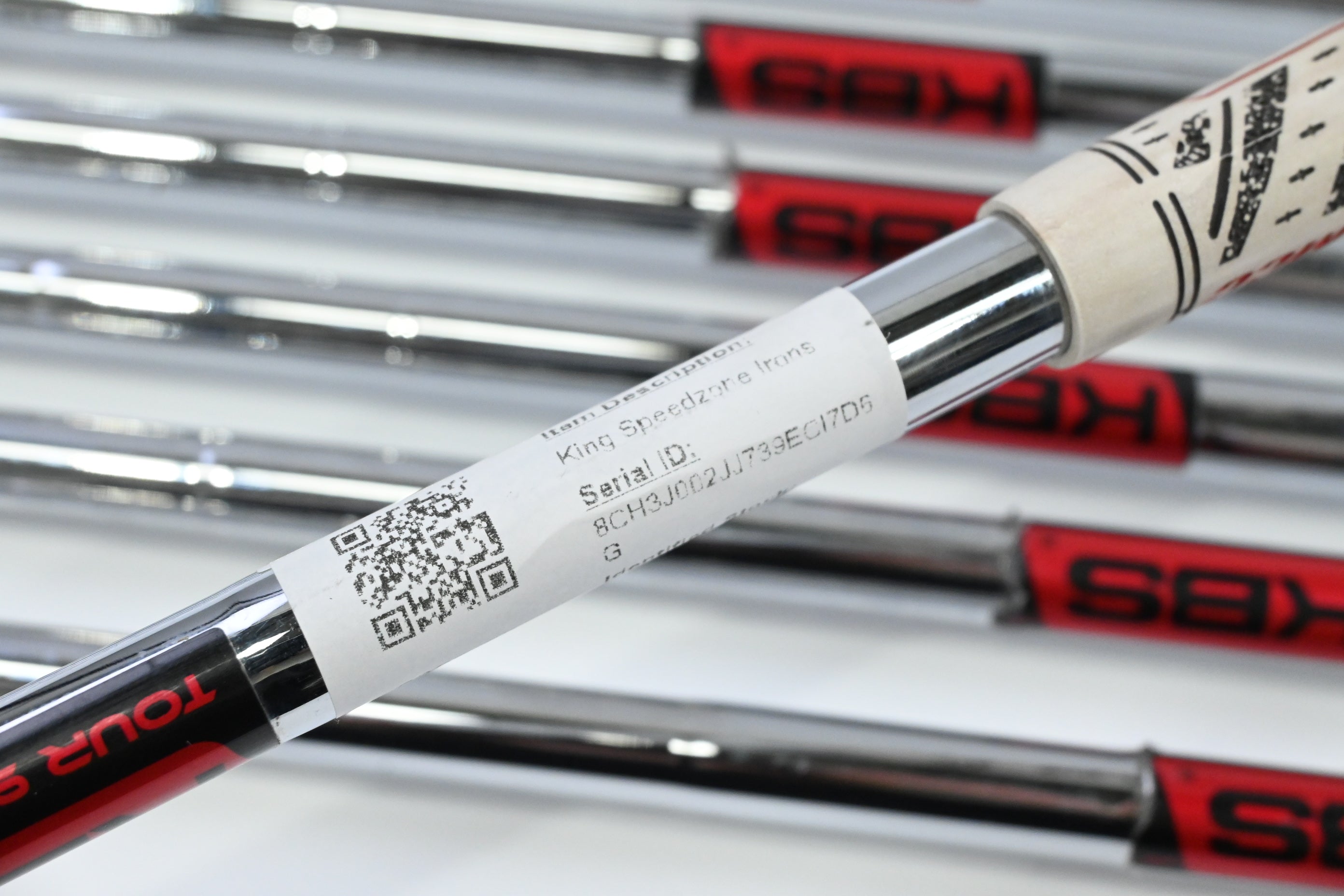 Cobra King Speedzone Irons / 4-PW / Stiff Flex KBS Tour 90 Shafts