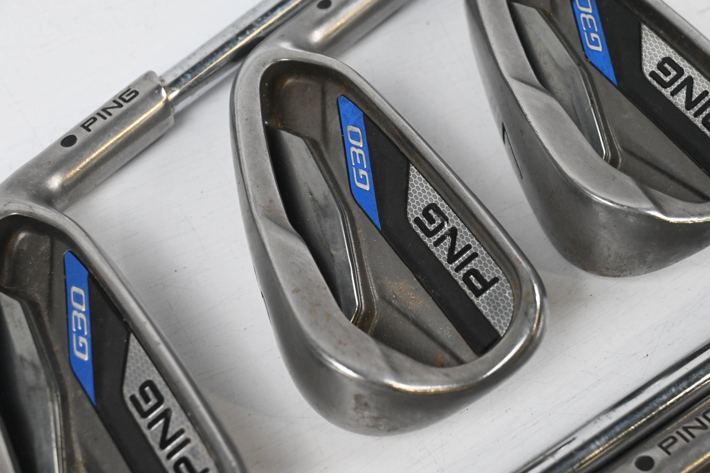 Ping G30 Irons / 5-PW / Black Dot / Regular Flex Ping CFS Distance Shafts