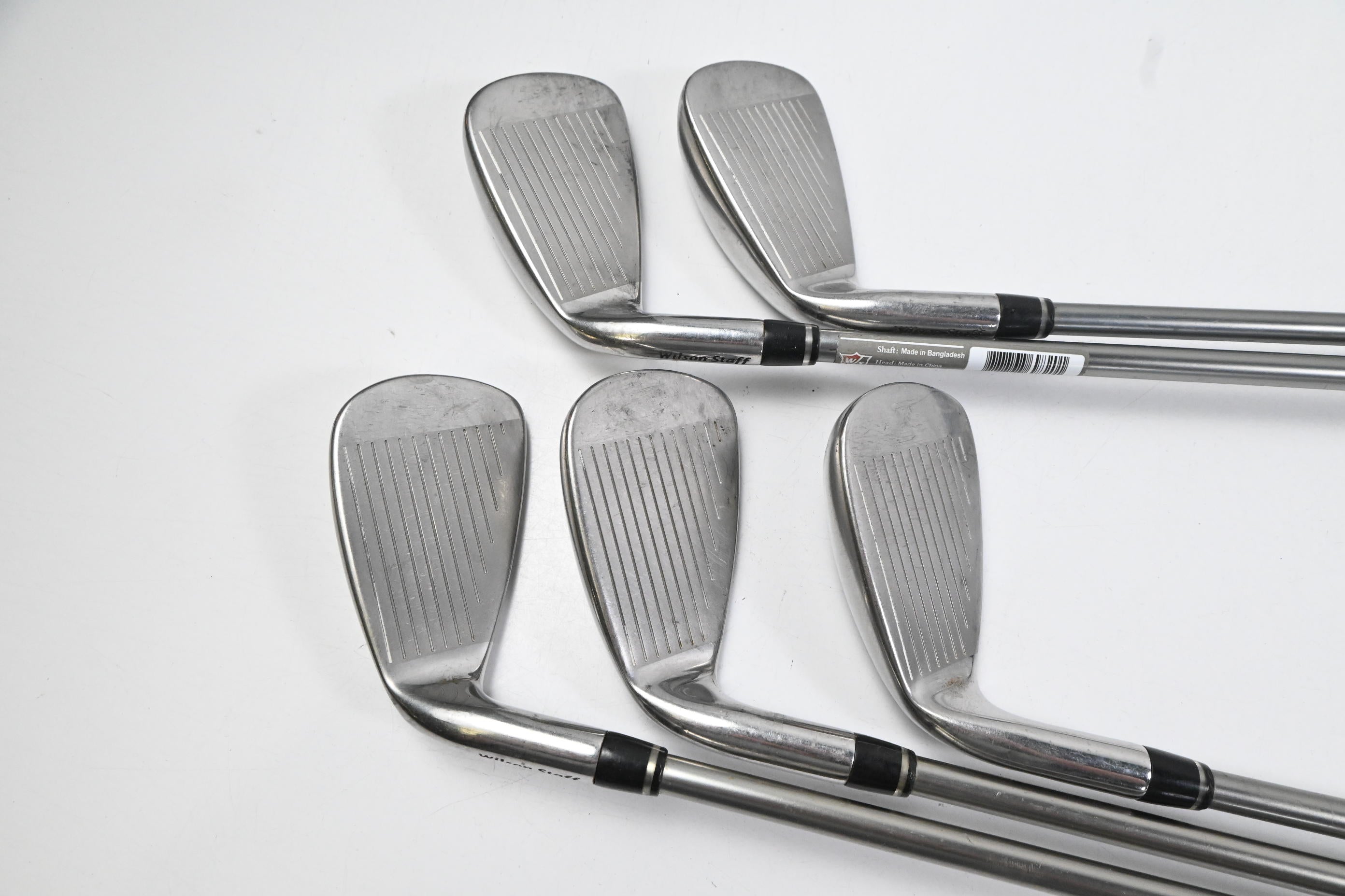 Wilson D350 Irons / 5-9i / Regular Flex UST Mamiya Elements Chrome Shafts