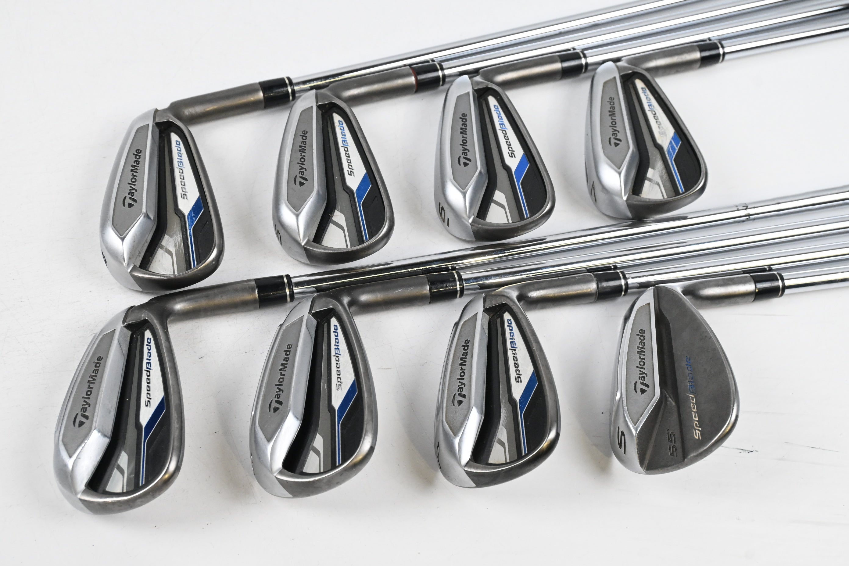 Taylormade Speedblade Irons / 4-PW+SW / Regular Flex SpeedBlade Shafts