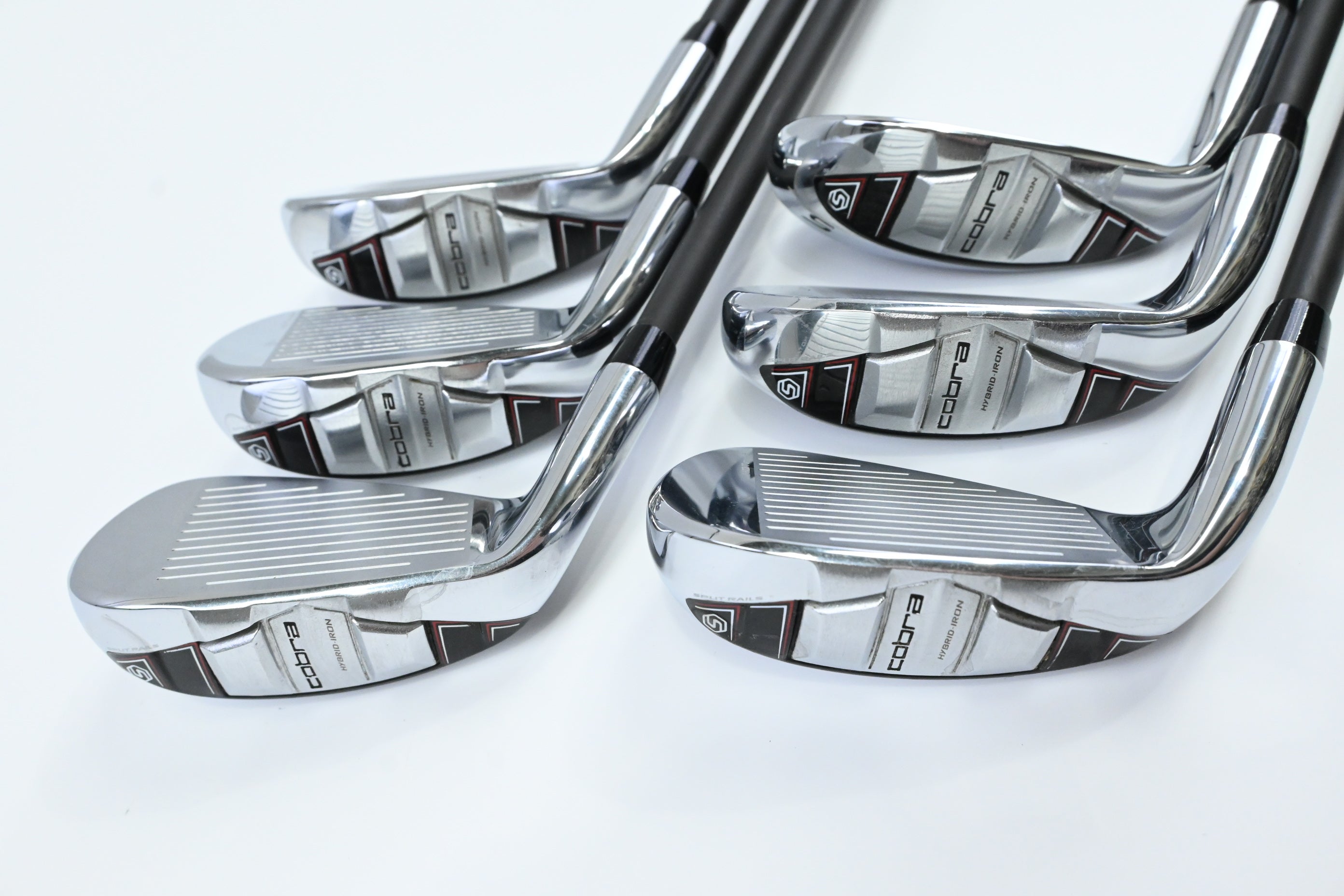 Cobra T-Rail Hybrid Combo Irons / 6-PW+SW / Regular Flex Cobra Ultralite 50